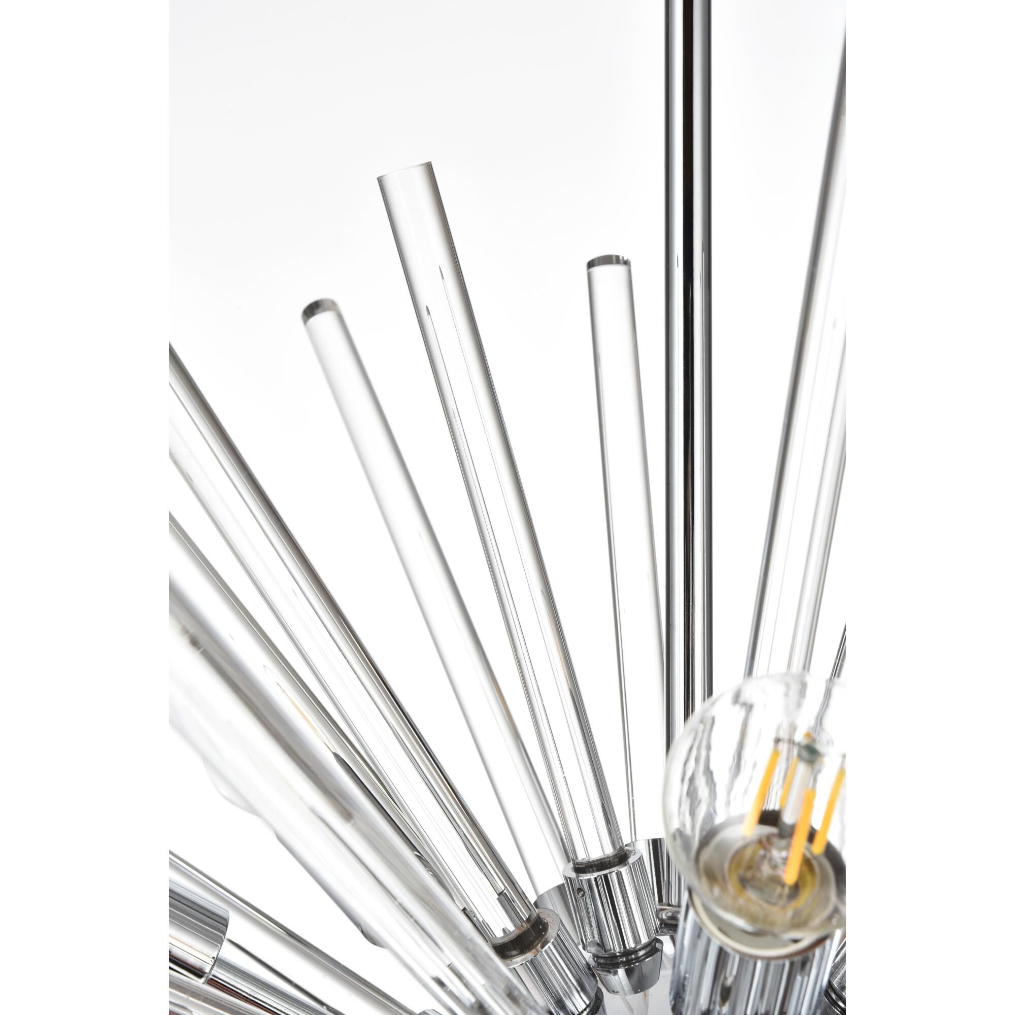 Sienna 42 Inch 10 Light Chandelier by Elegant Lighting