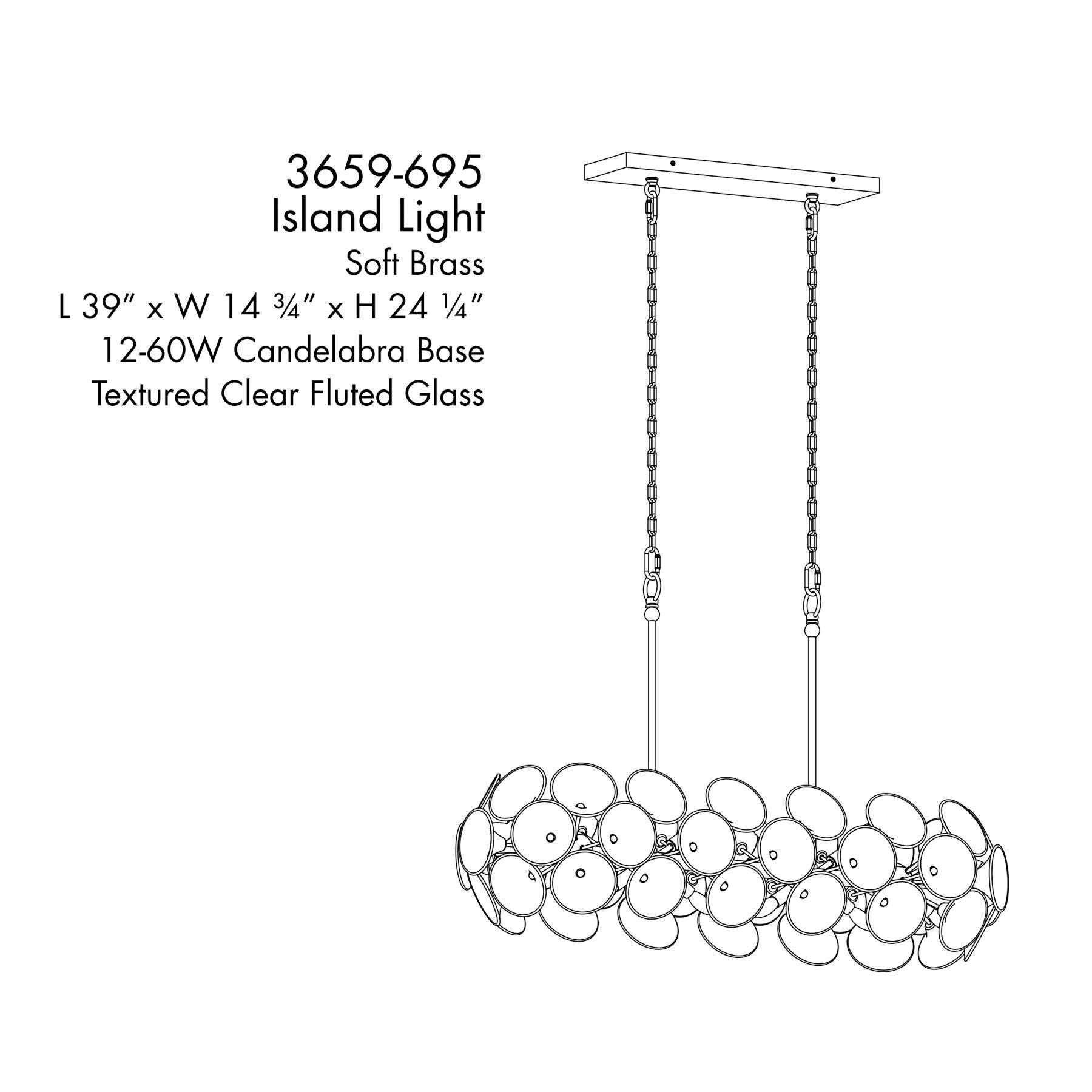 Winter 39 Inch Linear Suspension Light by Minka Lavery