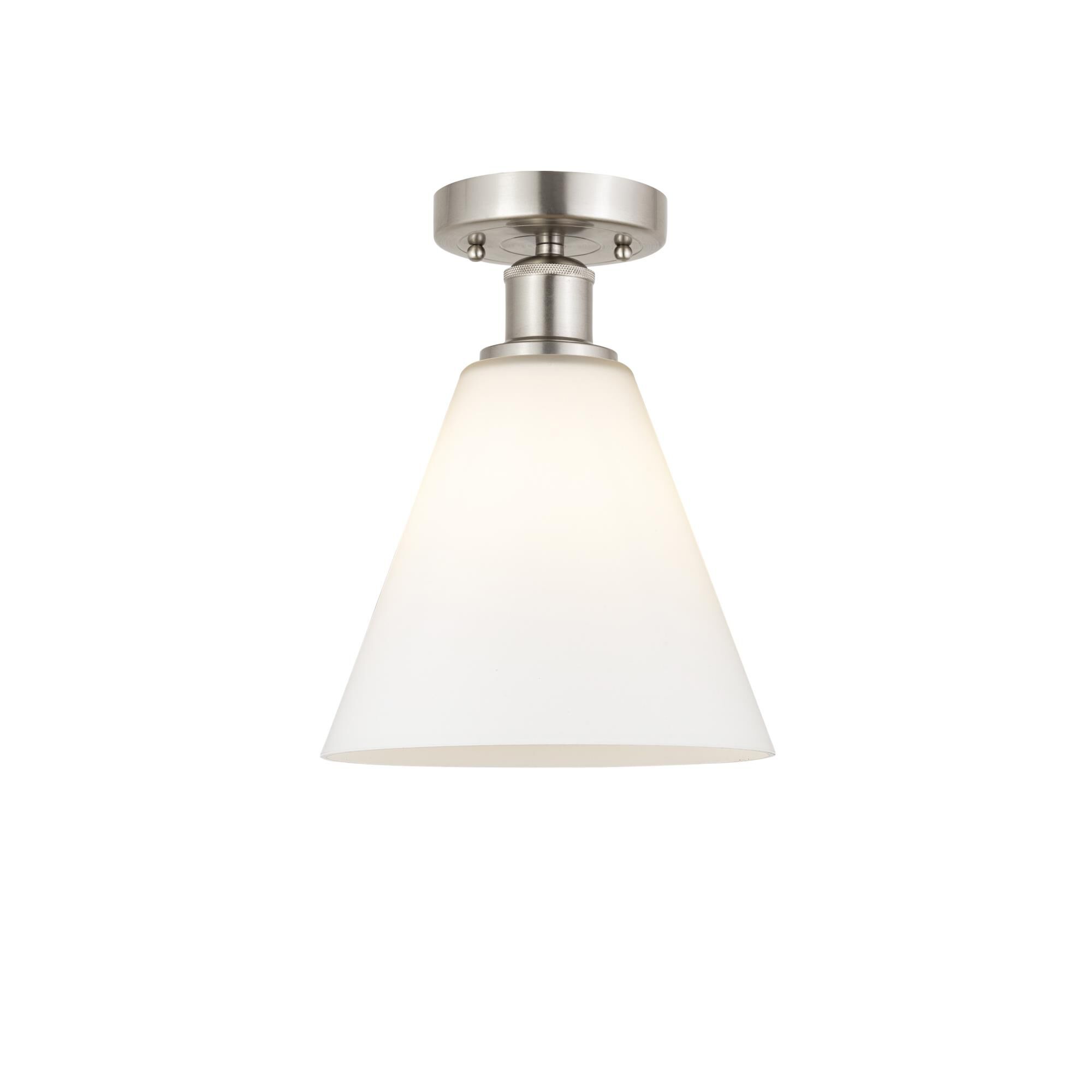 Bruno Marashlian Berkshire 8 Inch 1 Light Semi Flush Mount by Innovations Lighting