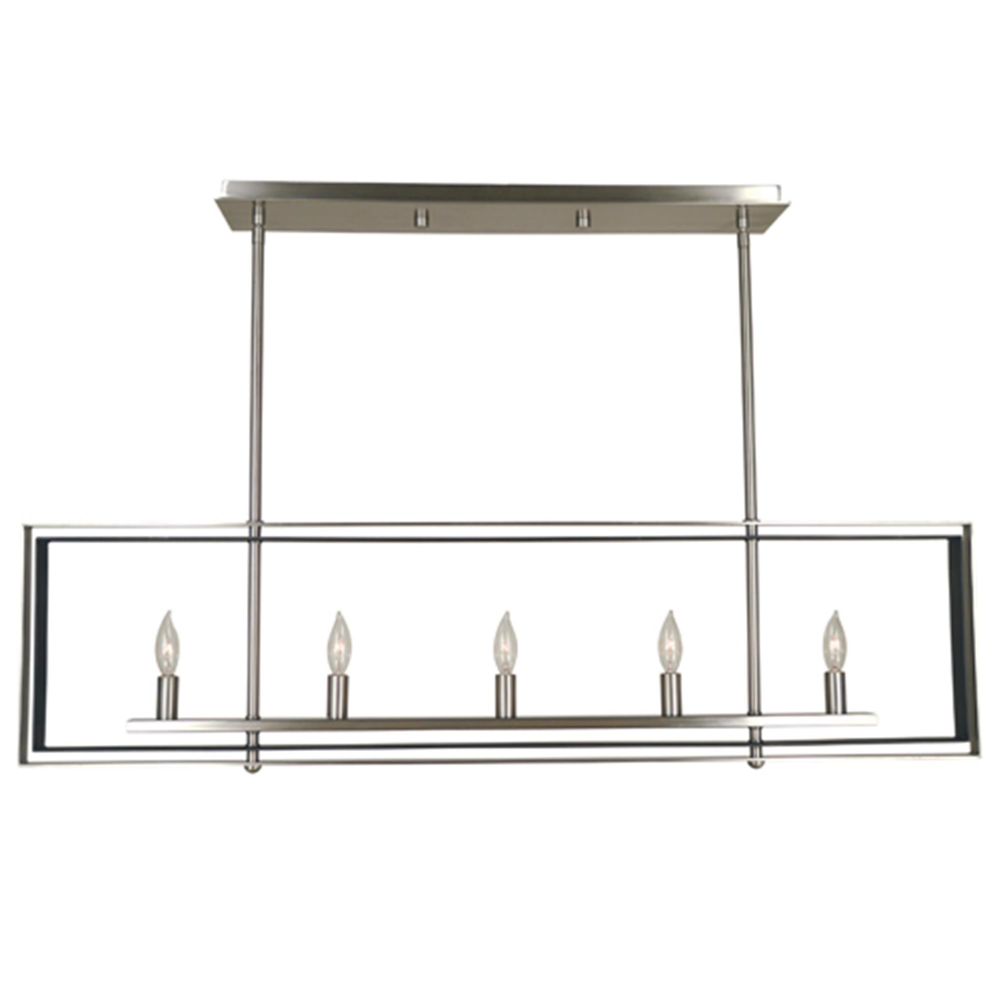 Shown in Brushed Nickel With Matte Black finish