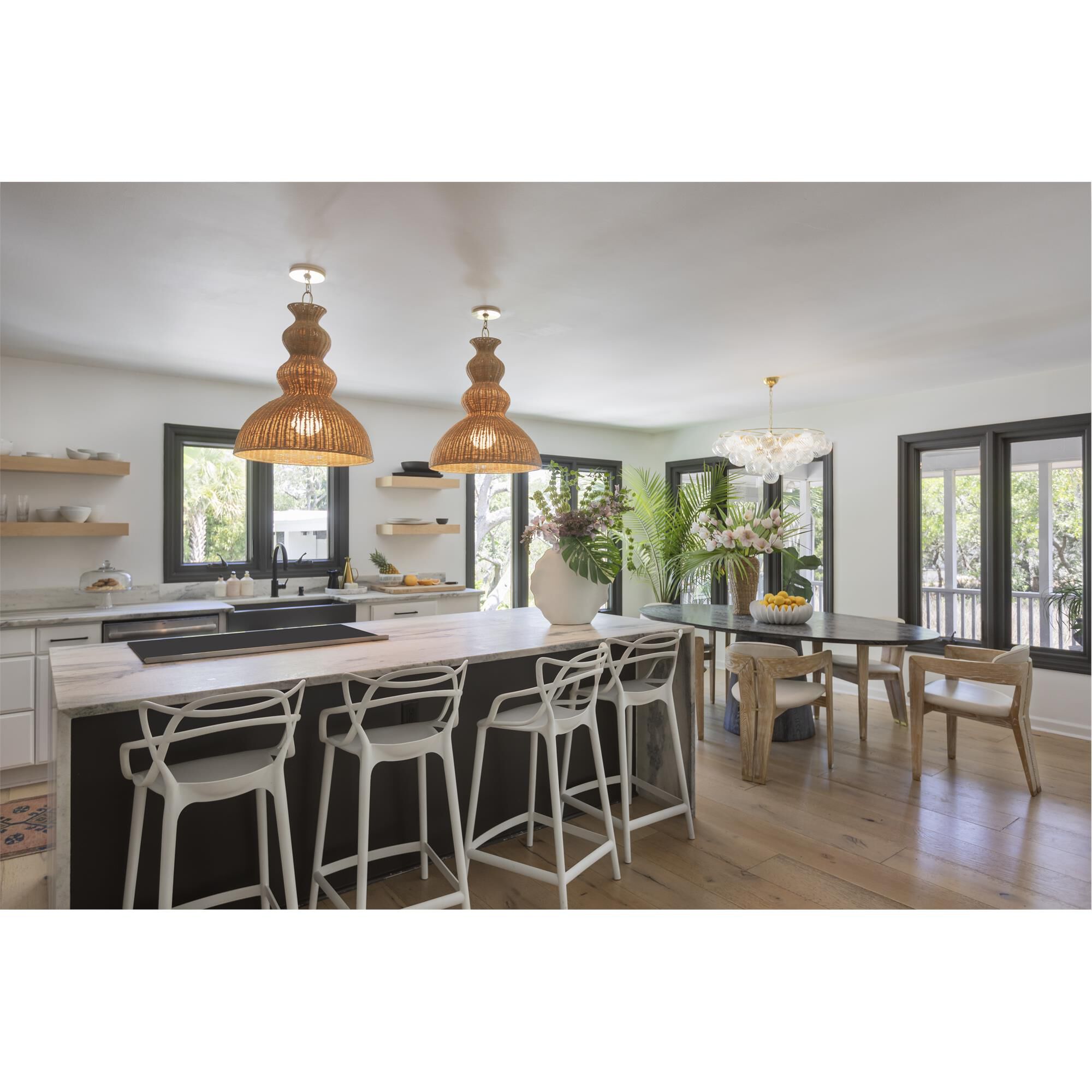 Megan Molten Mayla Medium Pendant Light,