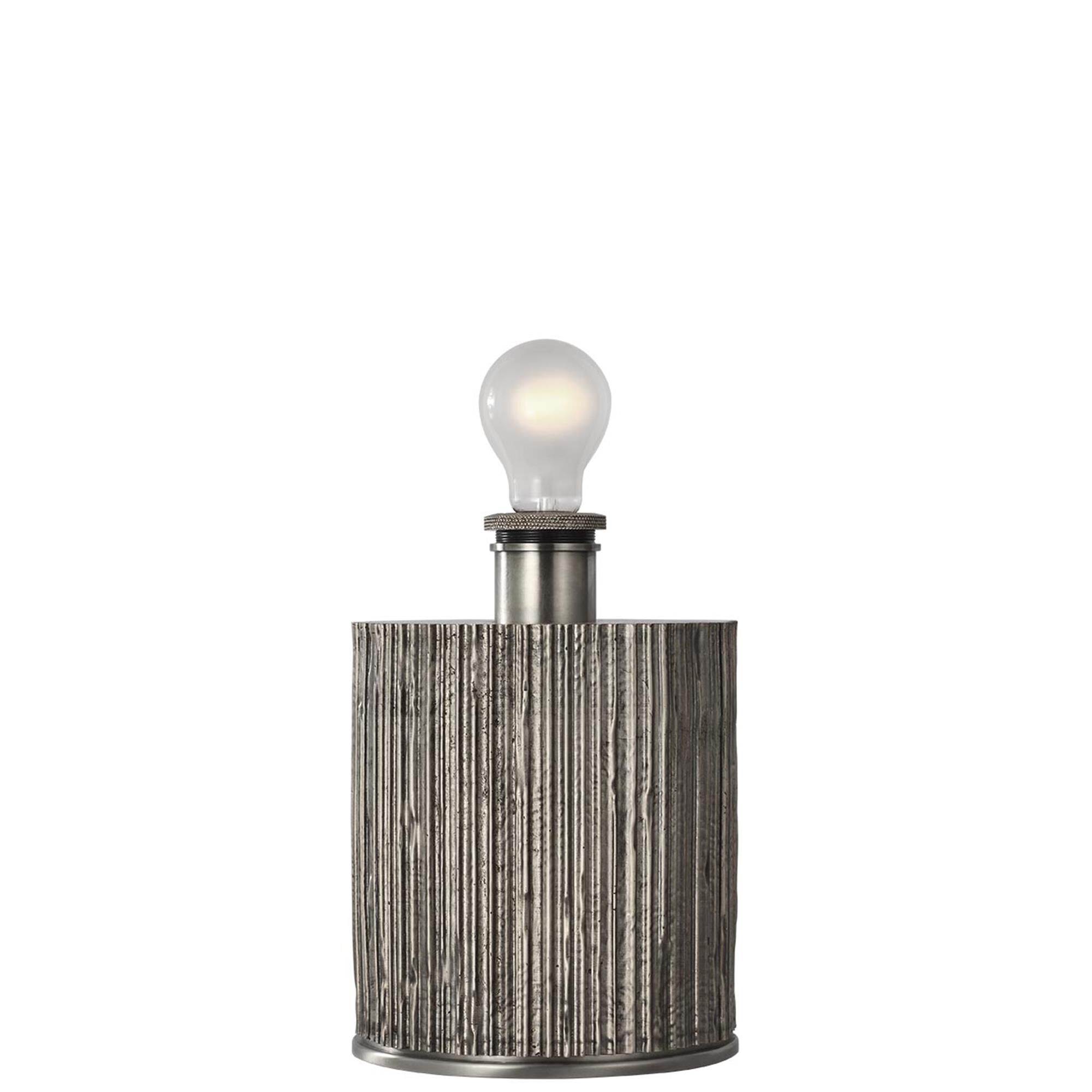 Shown in Ridged Graphite finish and Decorative Boucle shade