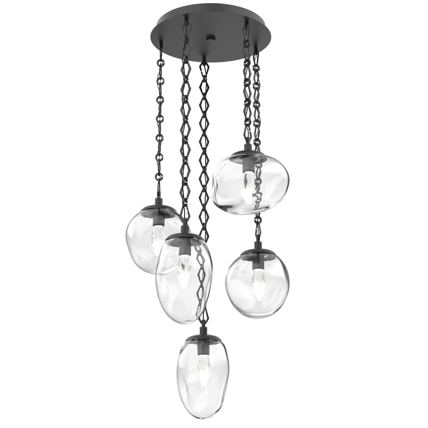 Levi Wilson Cosmos Led 24 Inch Multi Light Pendant by Hammerton Studio