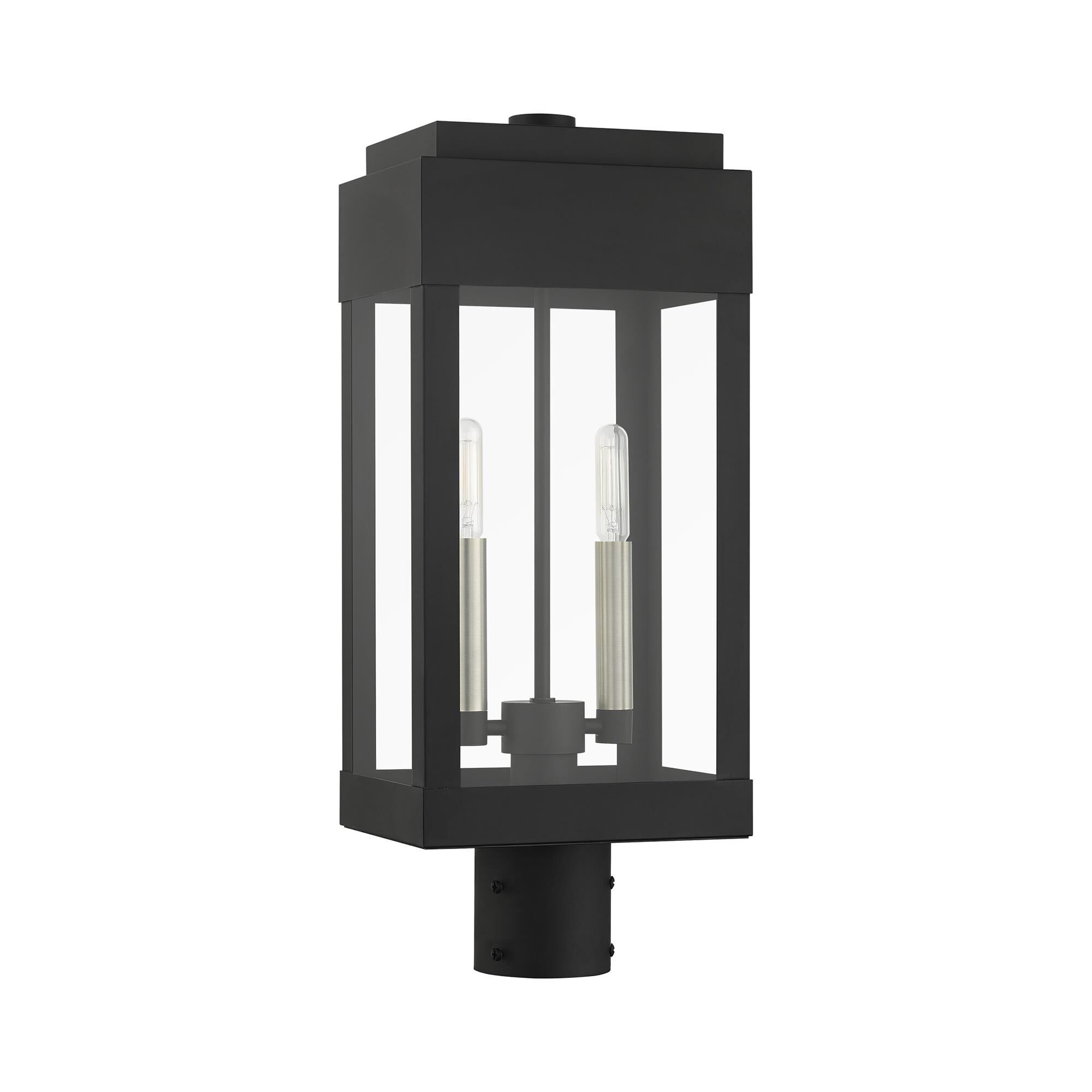 York 19 Inch Tall 2 Light Outdoor Post Lamp by Livex Lighting