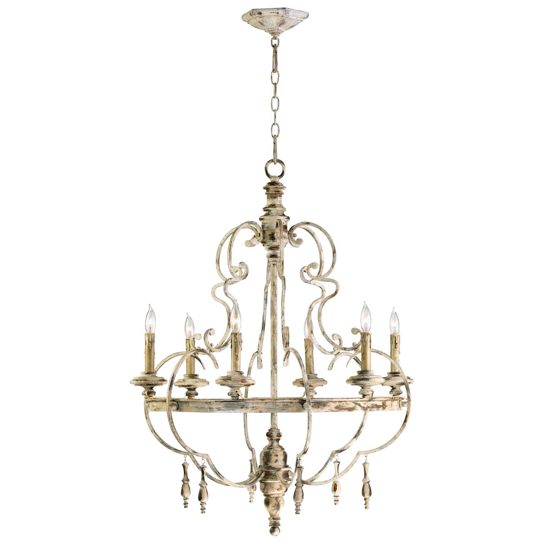 Davinci 6lt 6 Light Chandelier by Cyan Designs