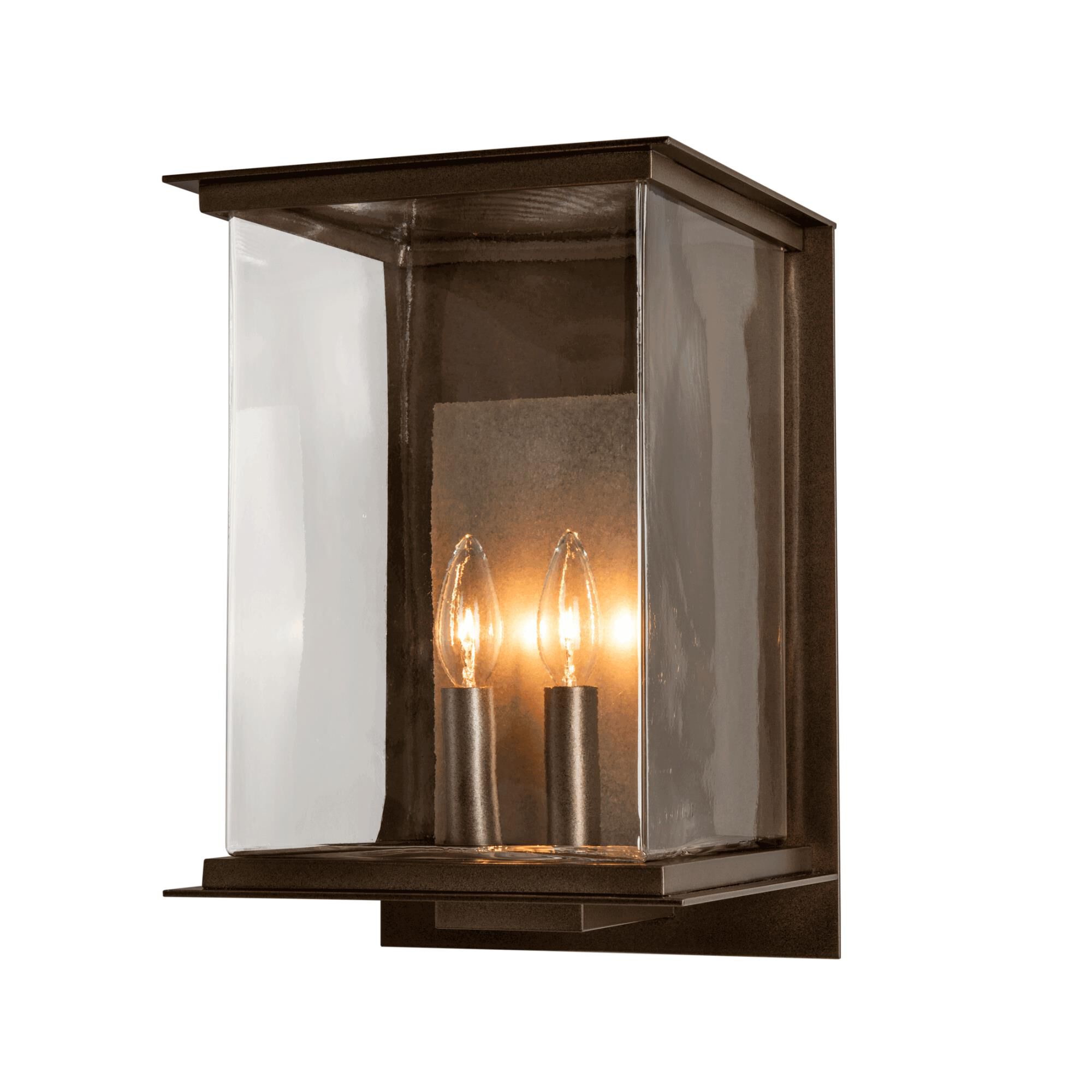 Shown in Coastal Bronze finish and Clear glass and Translucent Soft Gold accent