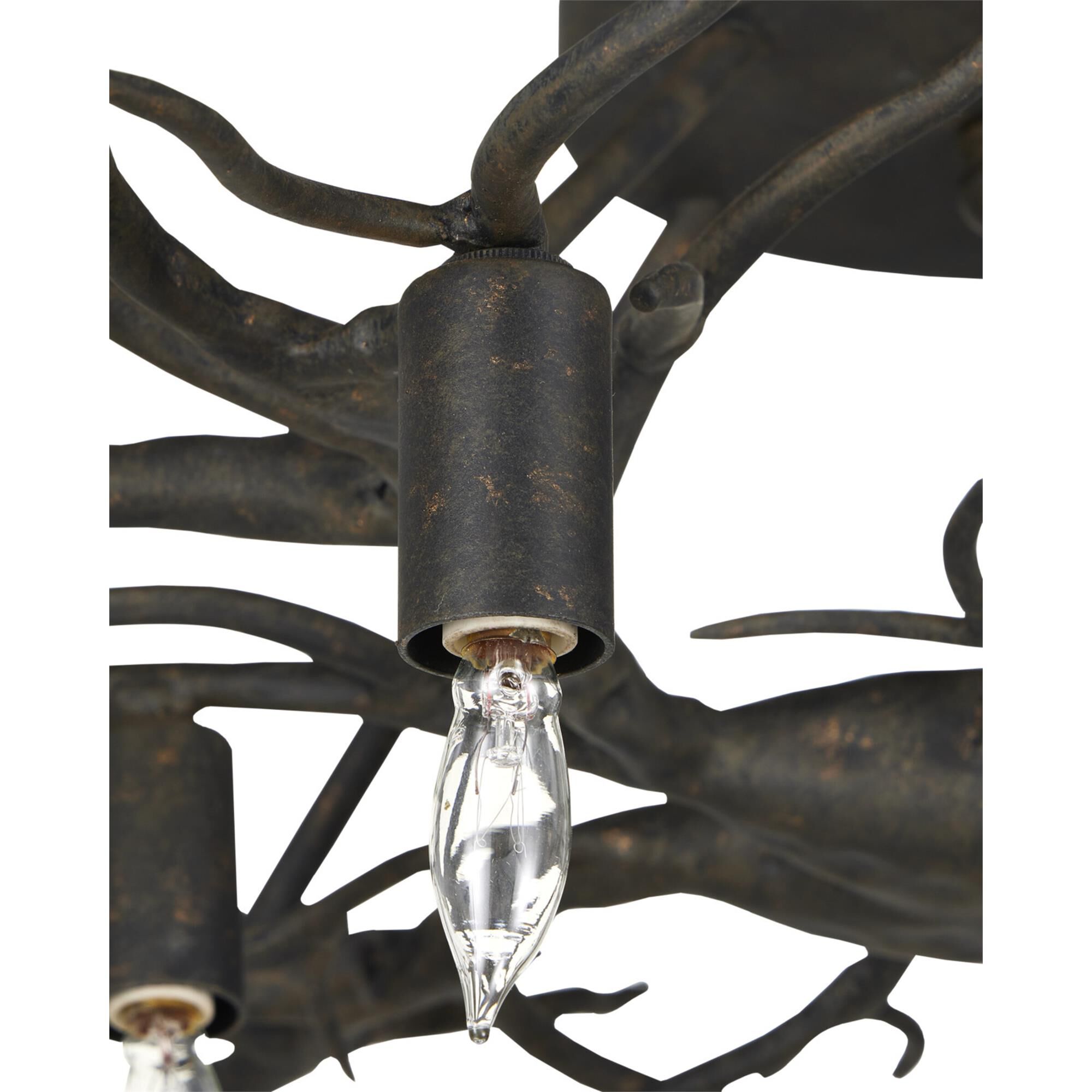 Rainforest 43 Inch 10 Light Semi Flush Mount,