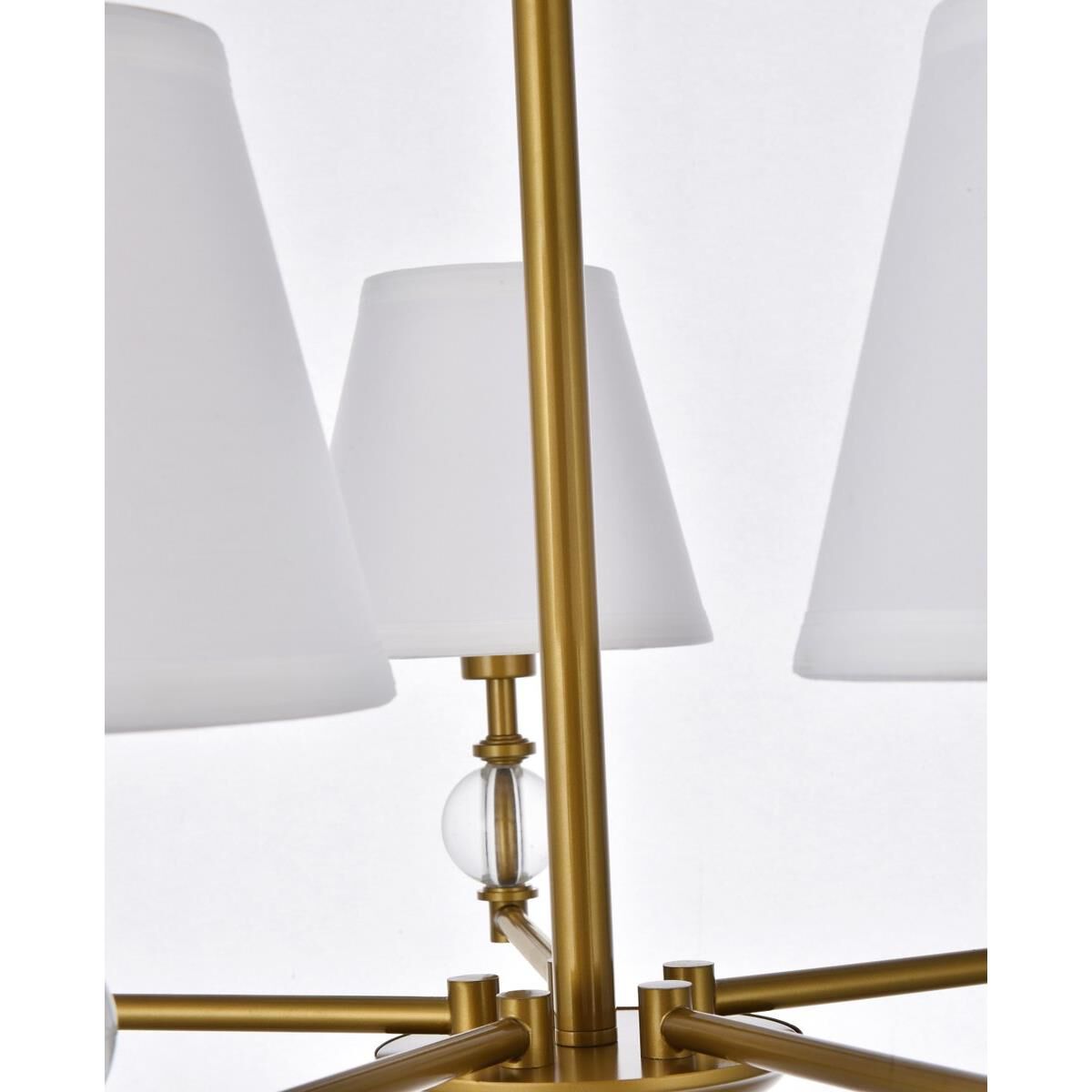 Bethany 27 Inch 5 Light Chandelier by Elegant Lighting