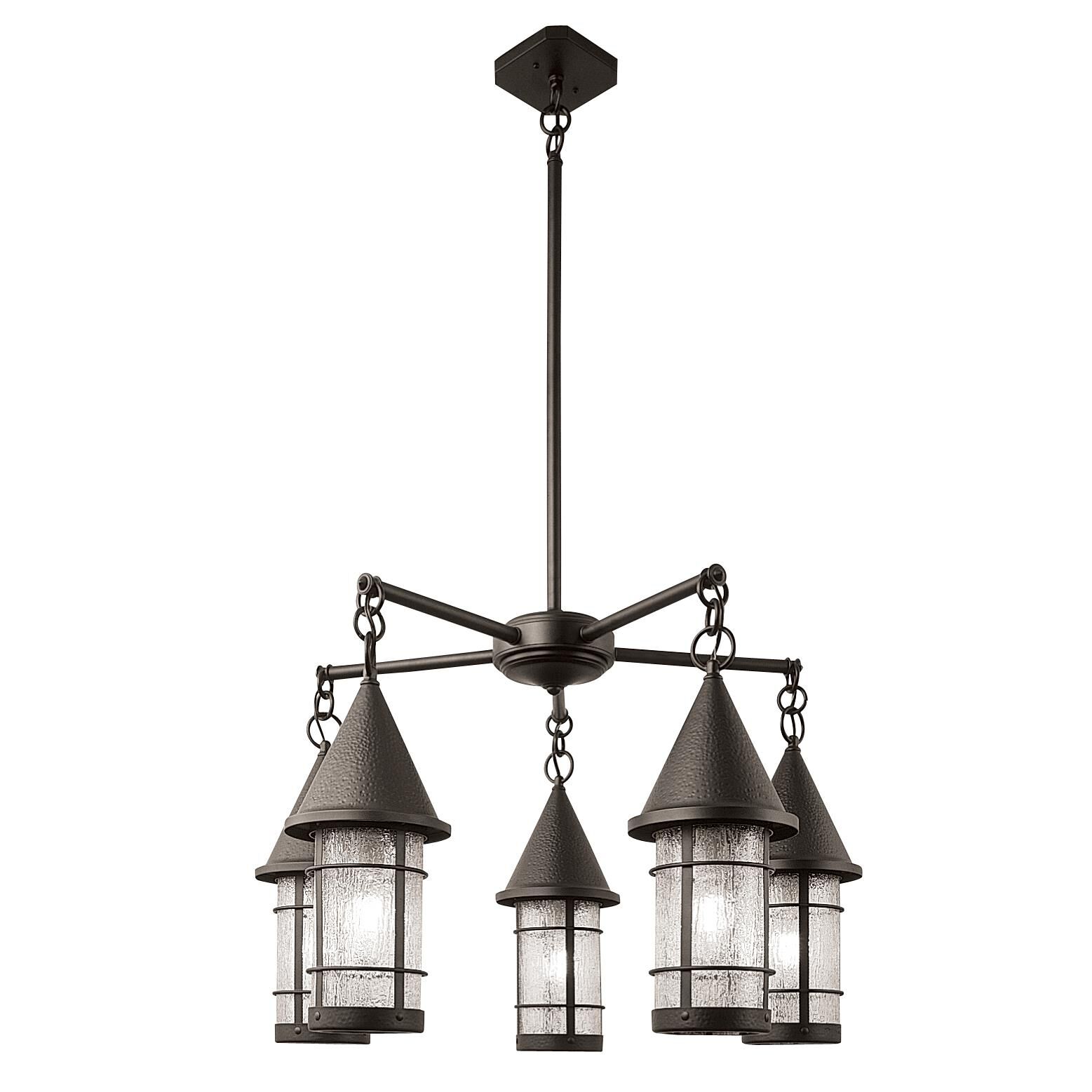 Valencia 32 Inch 5 Light Chandelier by Arroyo Craftsman