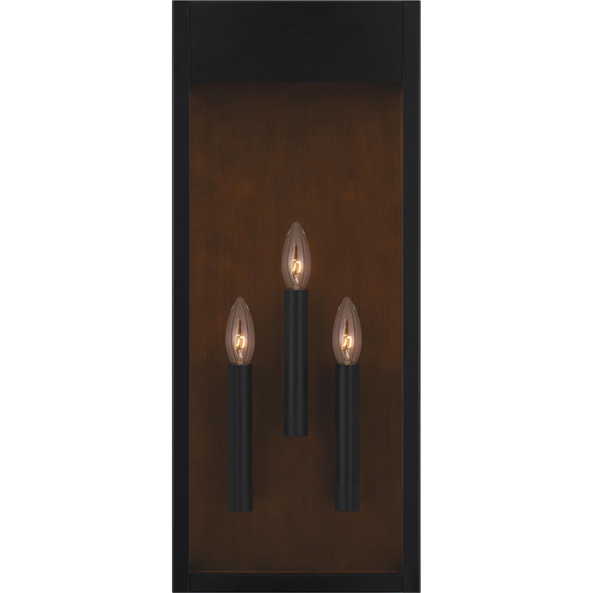 Maren 24 Inch Tall 3 Light Outdoor Wall Light by Quoizel
