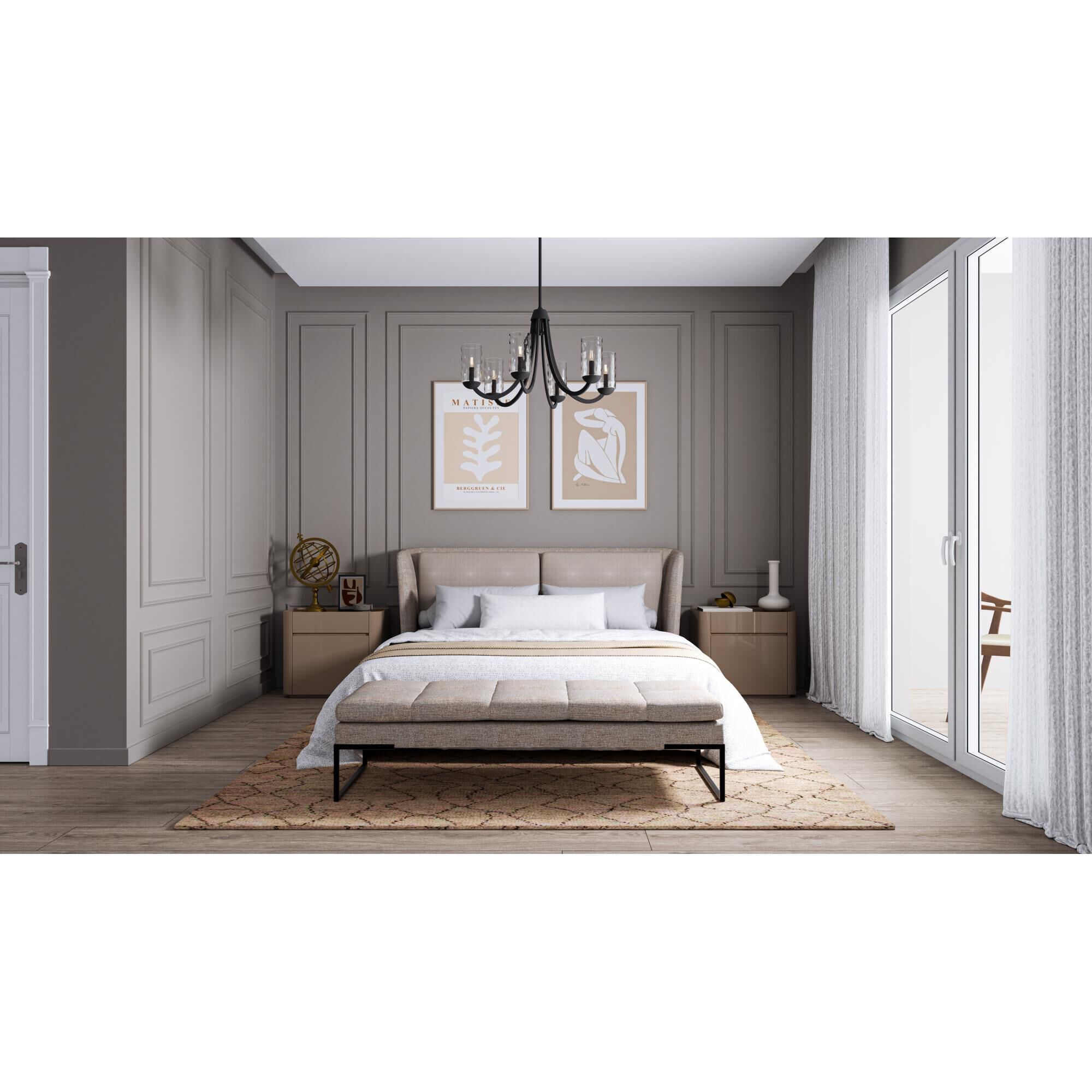 Allard 32 Inch Chandelier by Quoizel