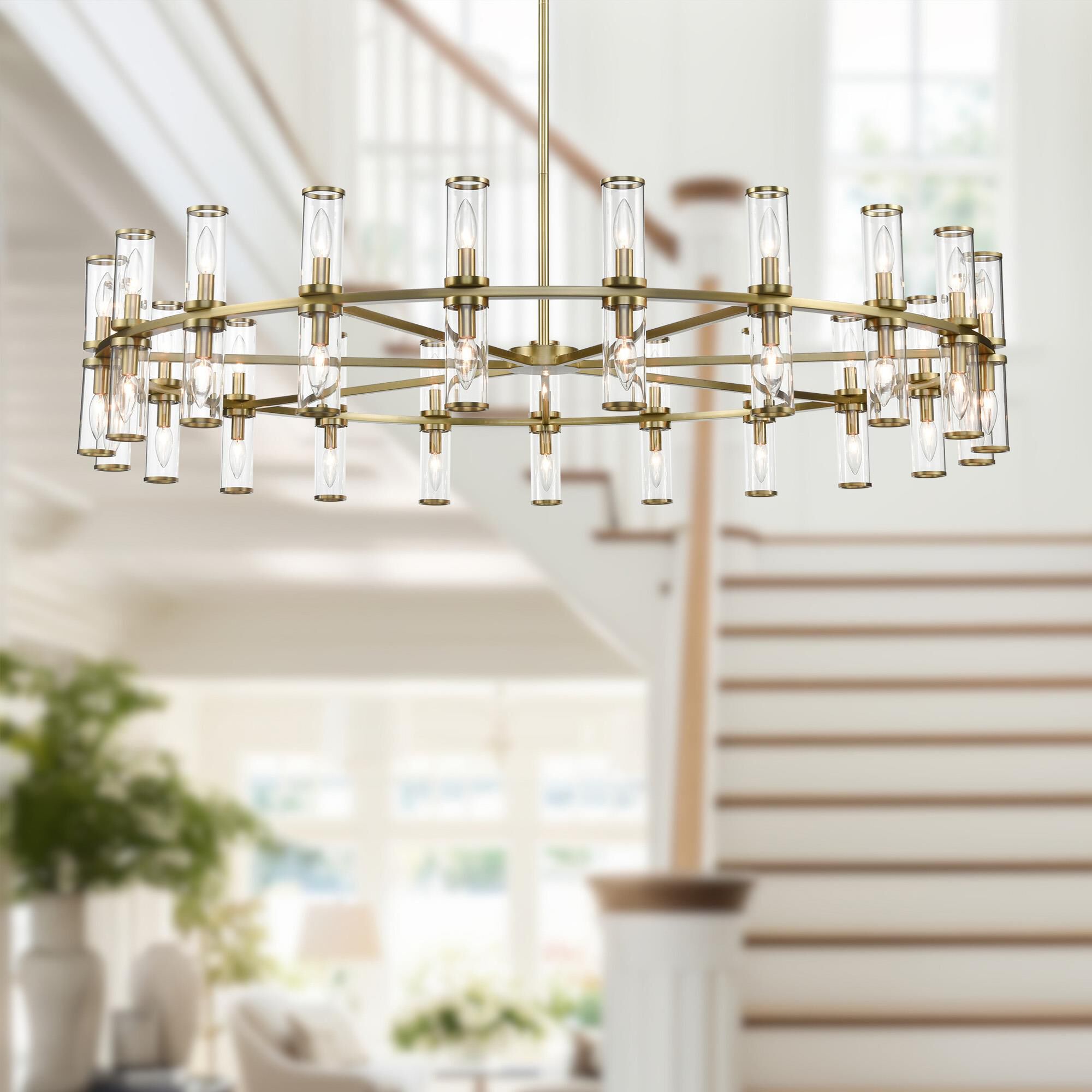 Revolve 60 Inch 42 Light Chandelier by Alora Lighting