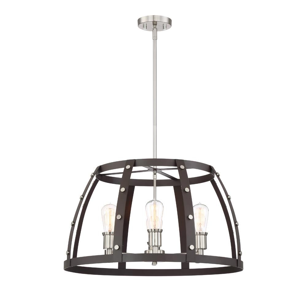 Presidio 24 Inch 6 Light Chandelier by Designers Fountain
