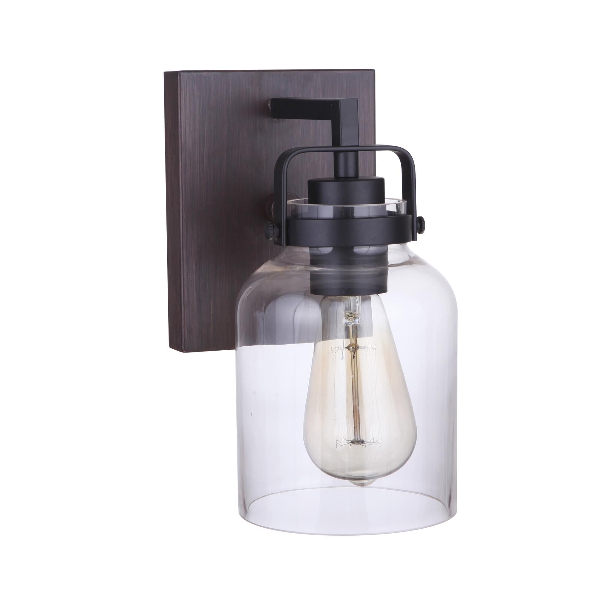 Shown in Flat Black and Dark Teak finish