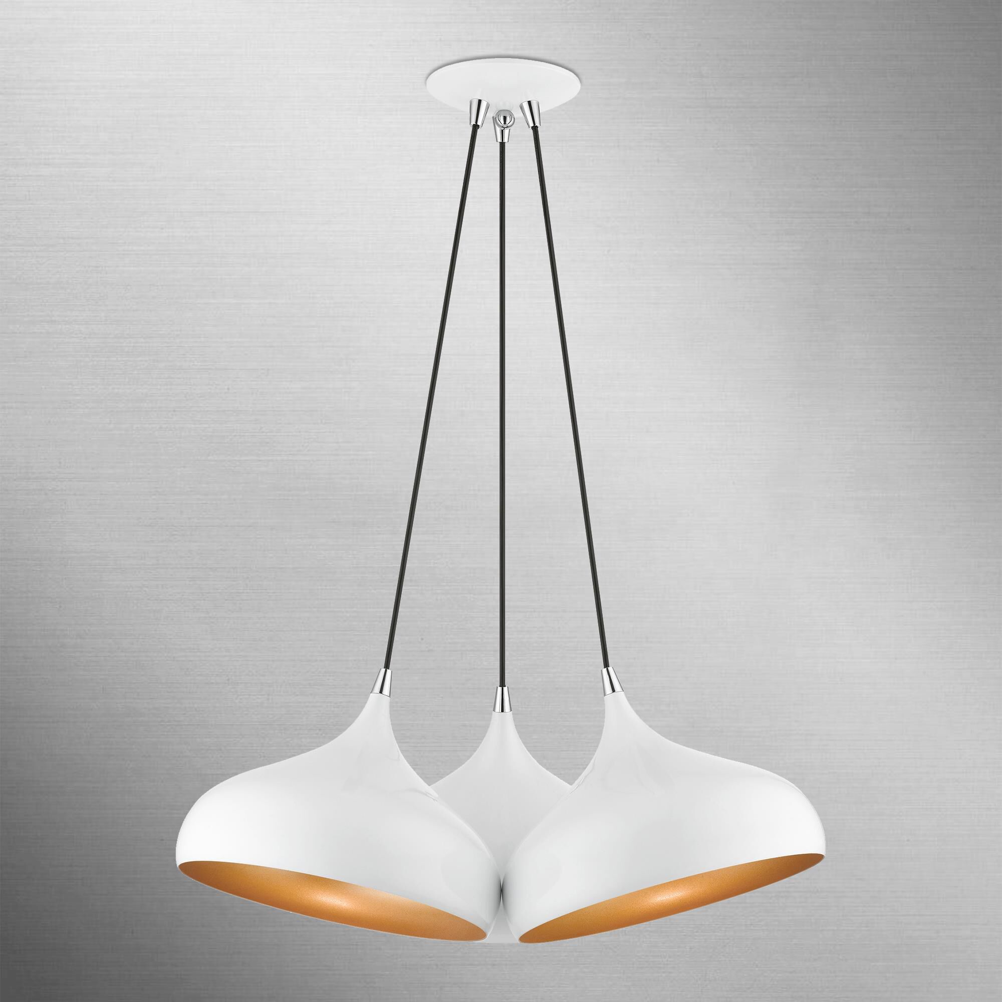 Amador 3 Light Multi Light Pendant by Livex Lighting