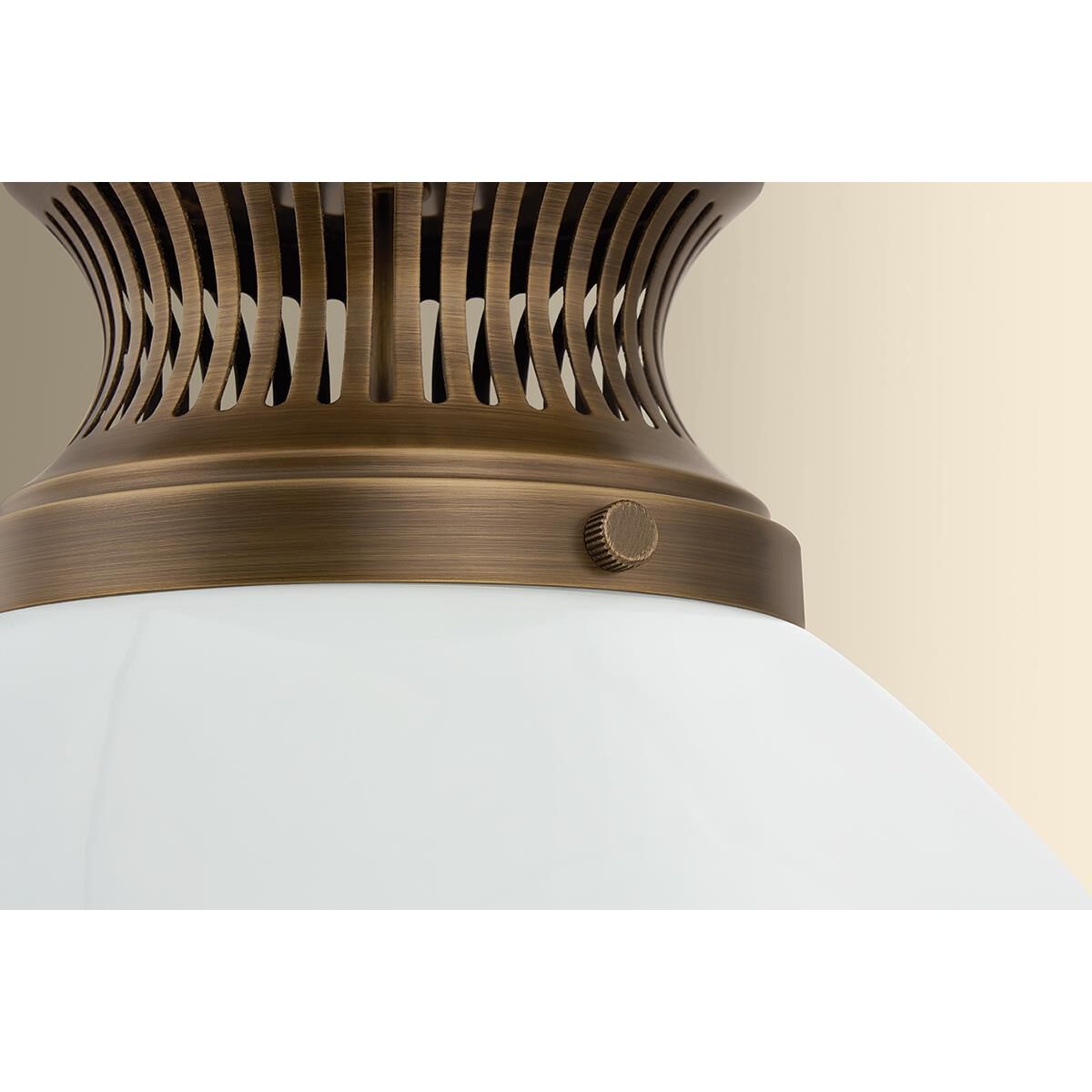 Shown in Historic Bronze finish and Opal Glossy glass