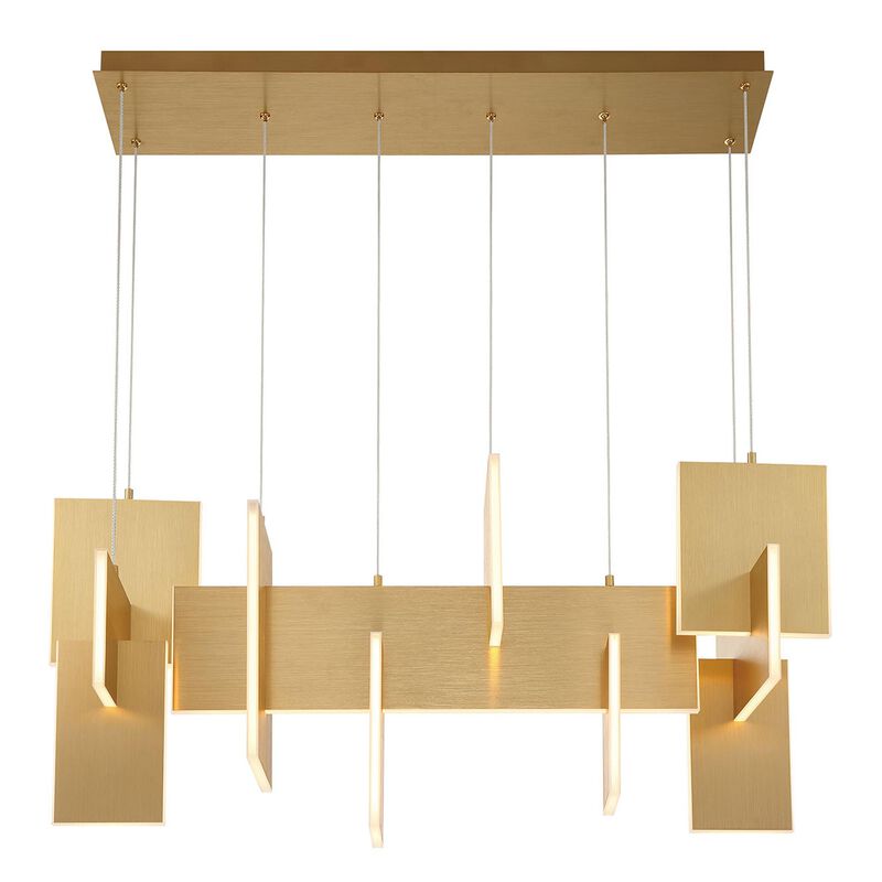 Coburg 42 Inch Linear Chandelier by Eurofase Lighting