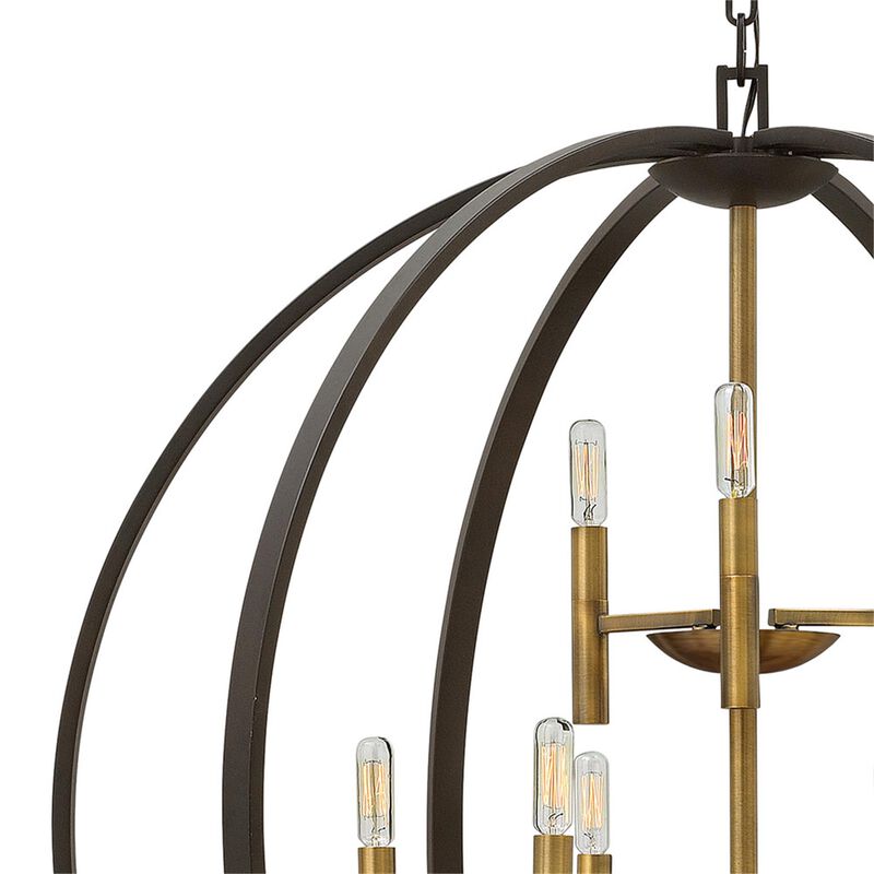 Euclid 36 Inch Chandelier by Hinkley