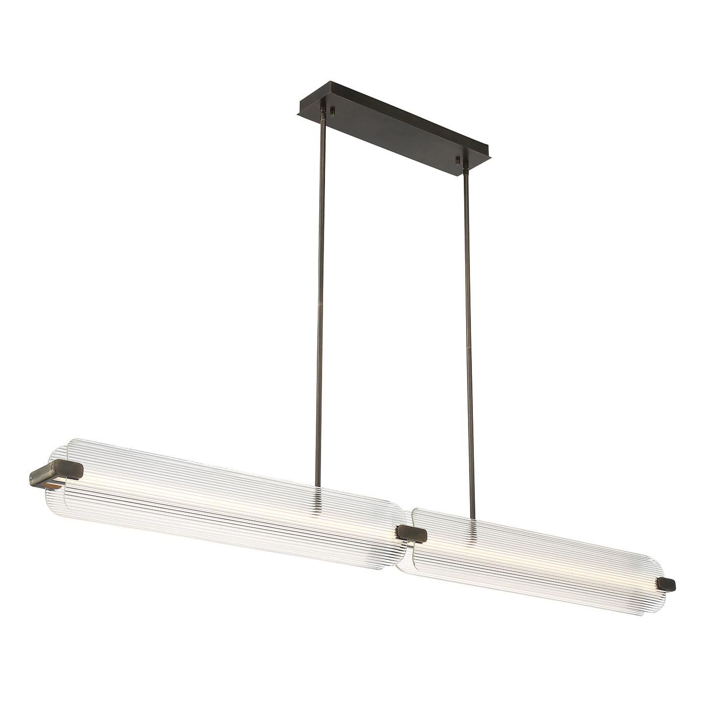 Shown in Weathered Brass finish and Clear glass