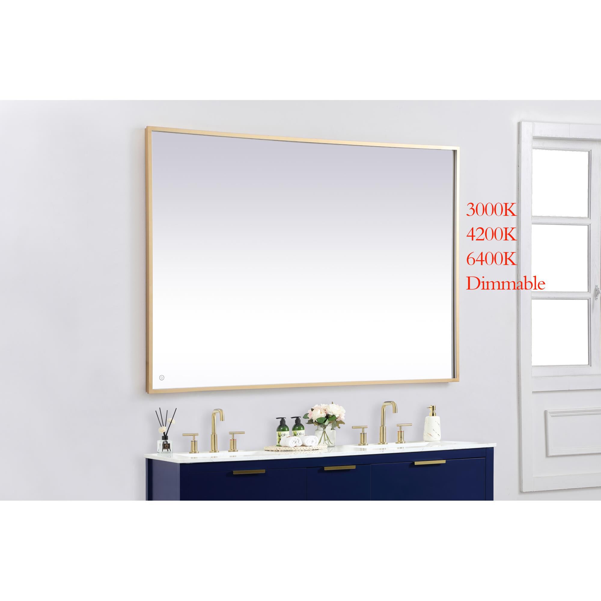 Shown in Brass finish