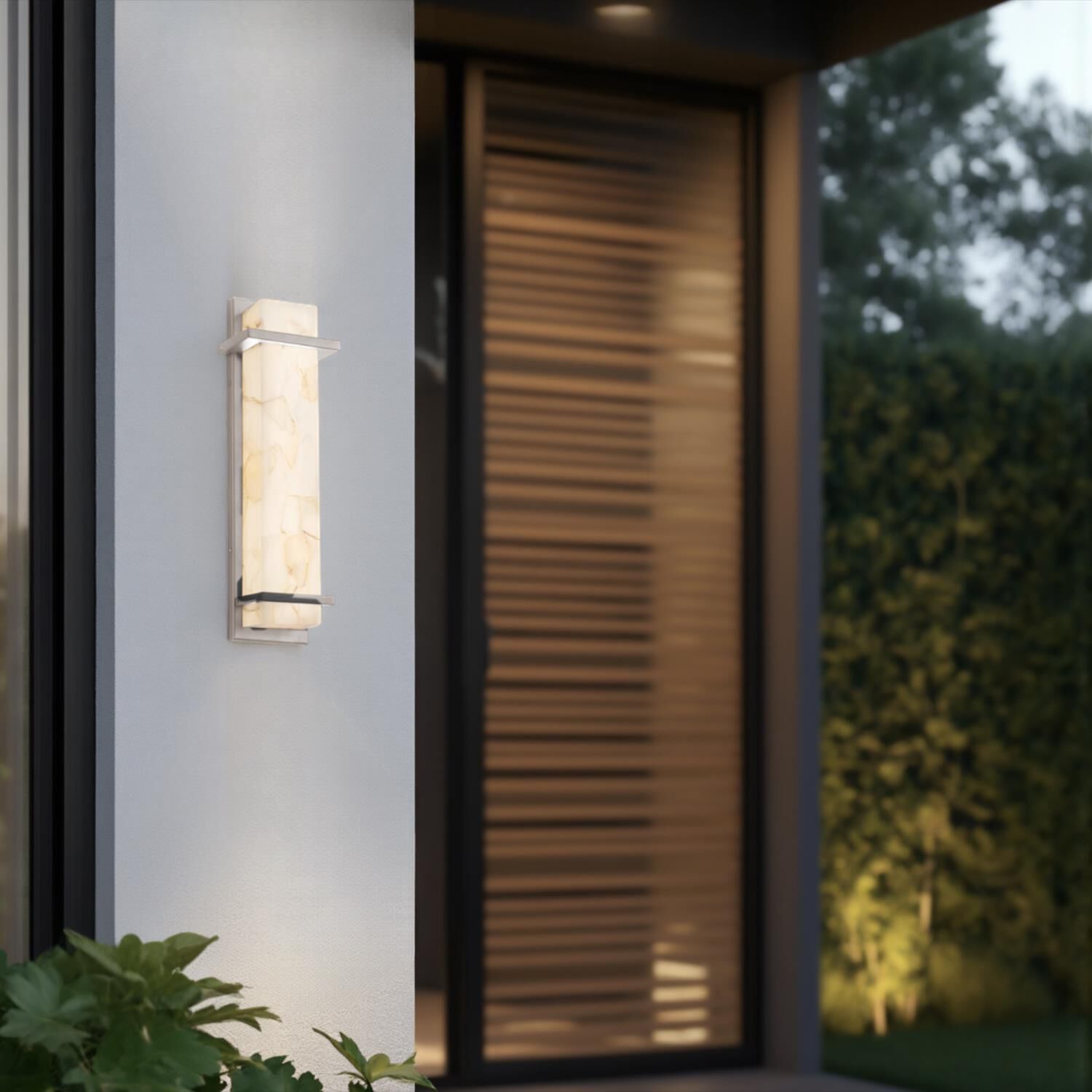 Alabaster Rocks! 20 Inch LED Wall Sconce by Justice Design Group