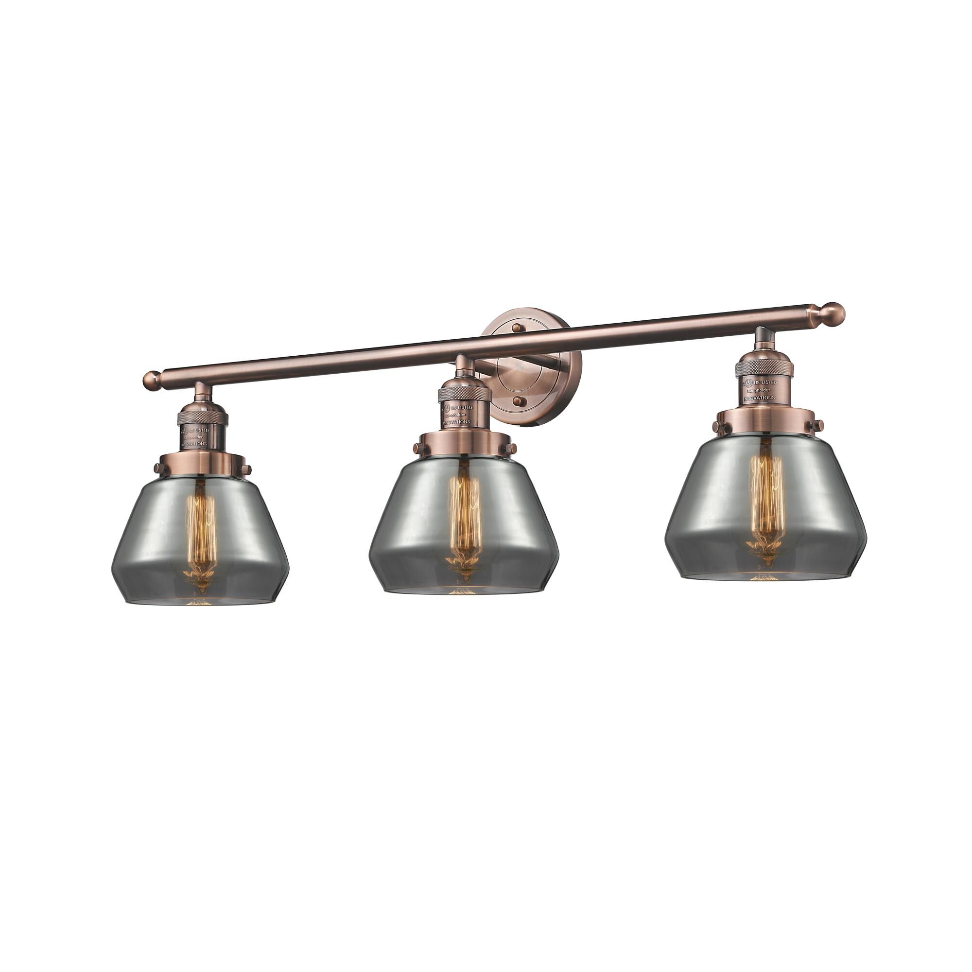 Bruno Marashlian Fulton 30 Inch 3 Light Bath Vanity Light by Innovations Lighting