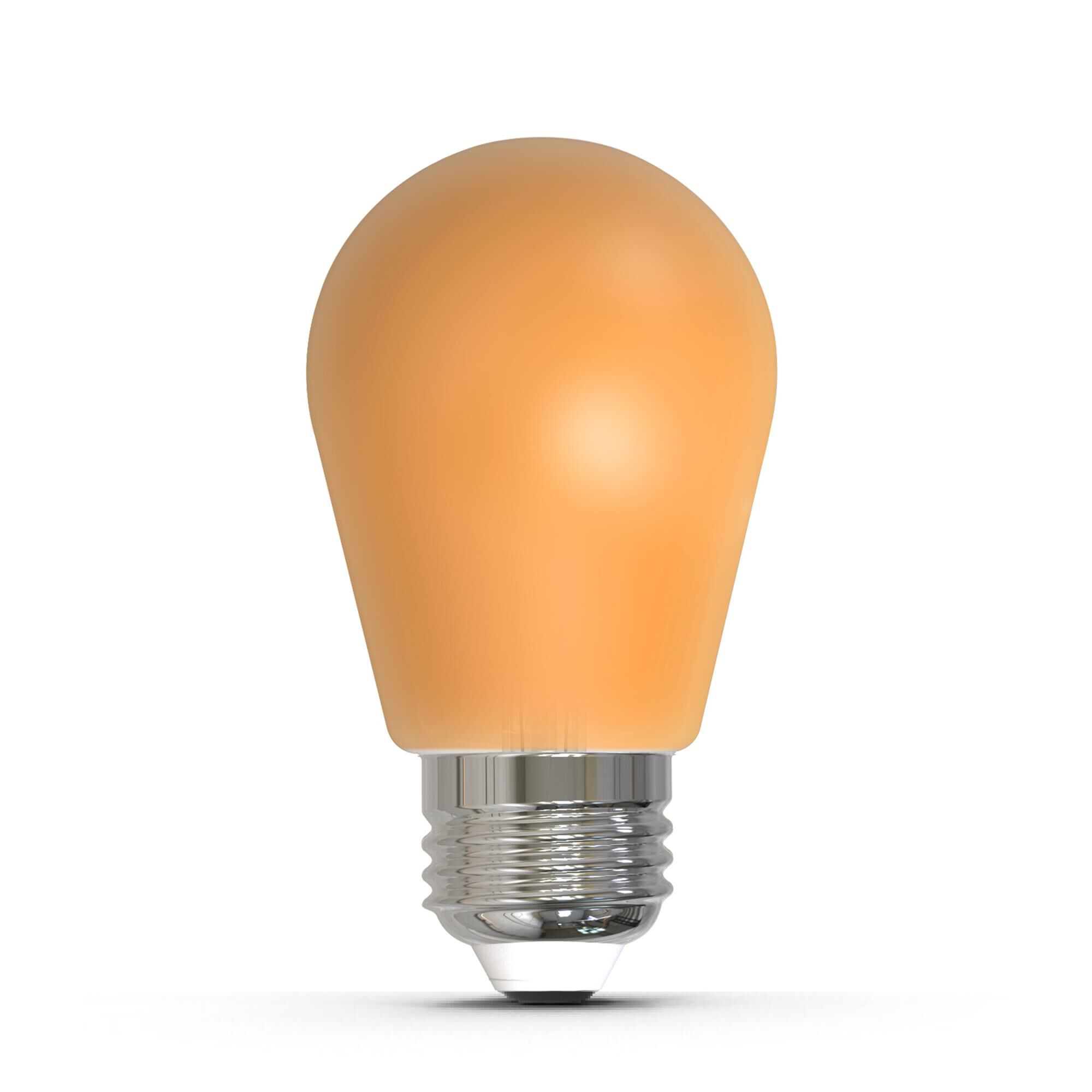 Ceramic Amber S14 Base E26 LED Light Bulb,