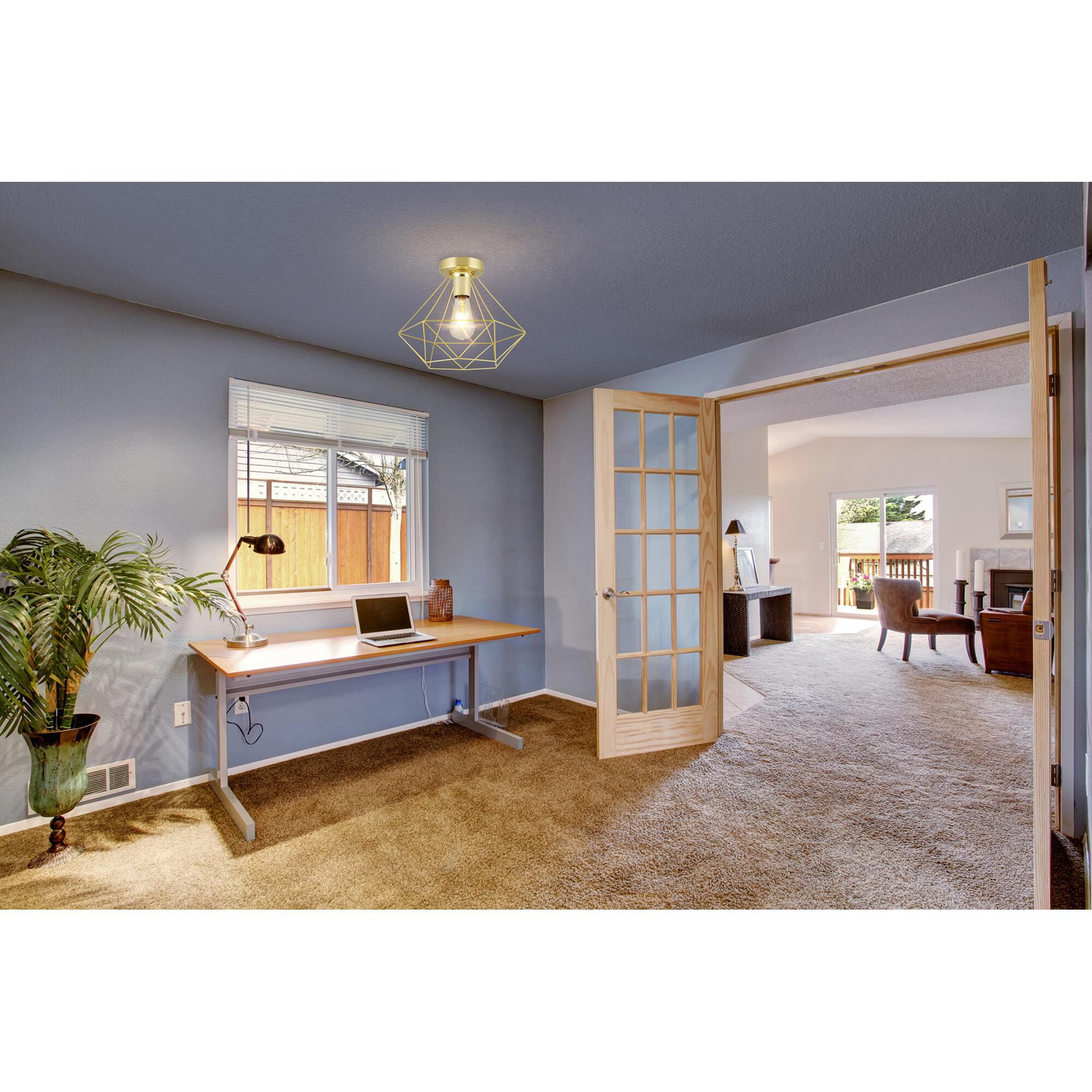 Tarbes 12 Inch 1 Light LED Flush Mount by Eglo Lighting