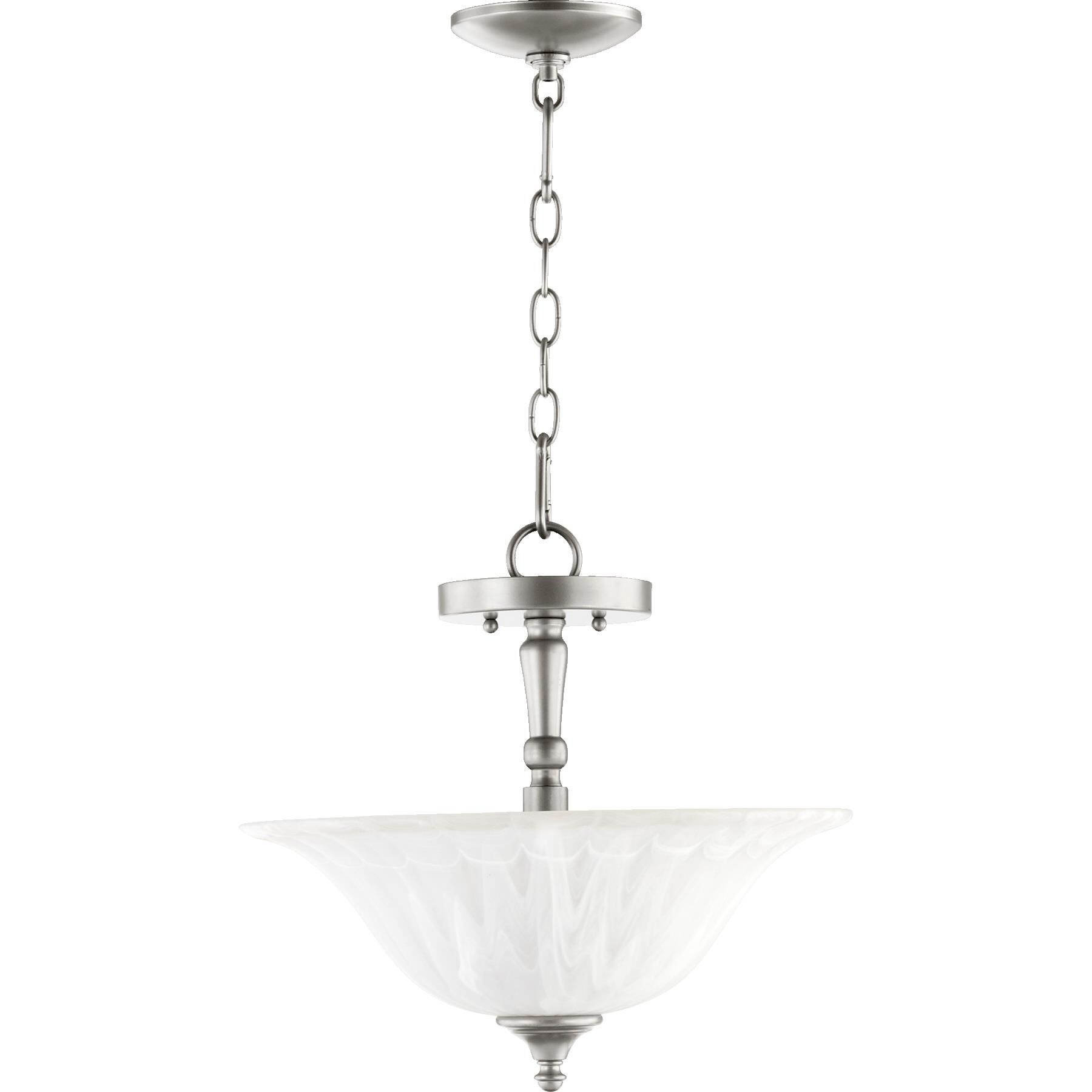Randolph 16 Inch 2 Light Semi Flush Mount by Quorum International