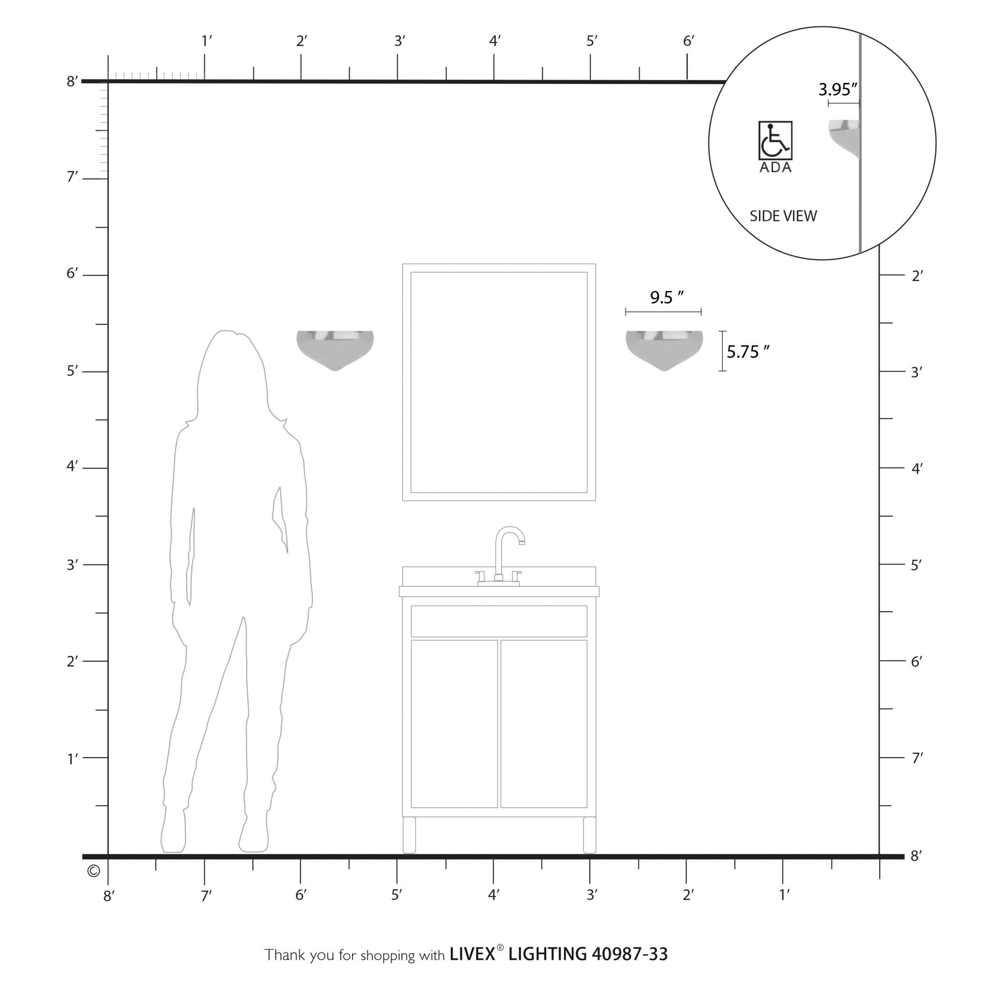 Shown in Soft Gold finish and Soft Gold with Shiny White shade