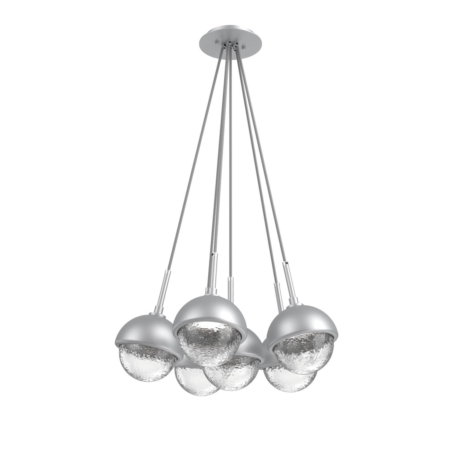 Shown in Classic Silver finish and Clear glass and Metal Shade Matching Finish accent