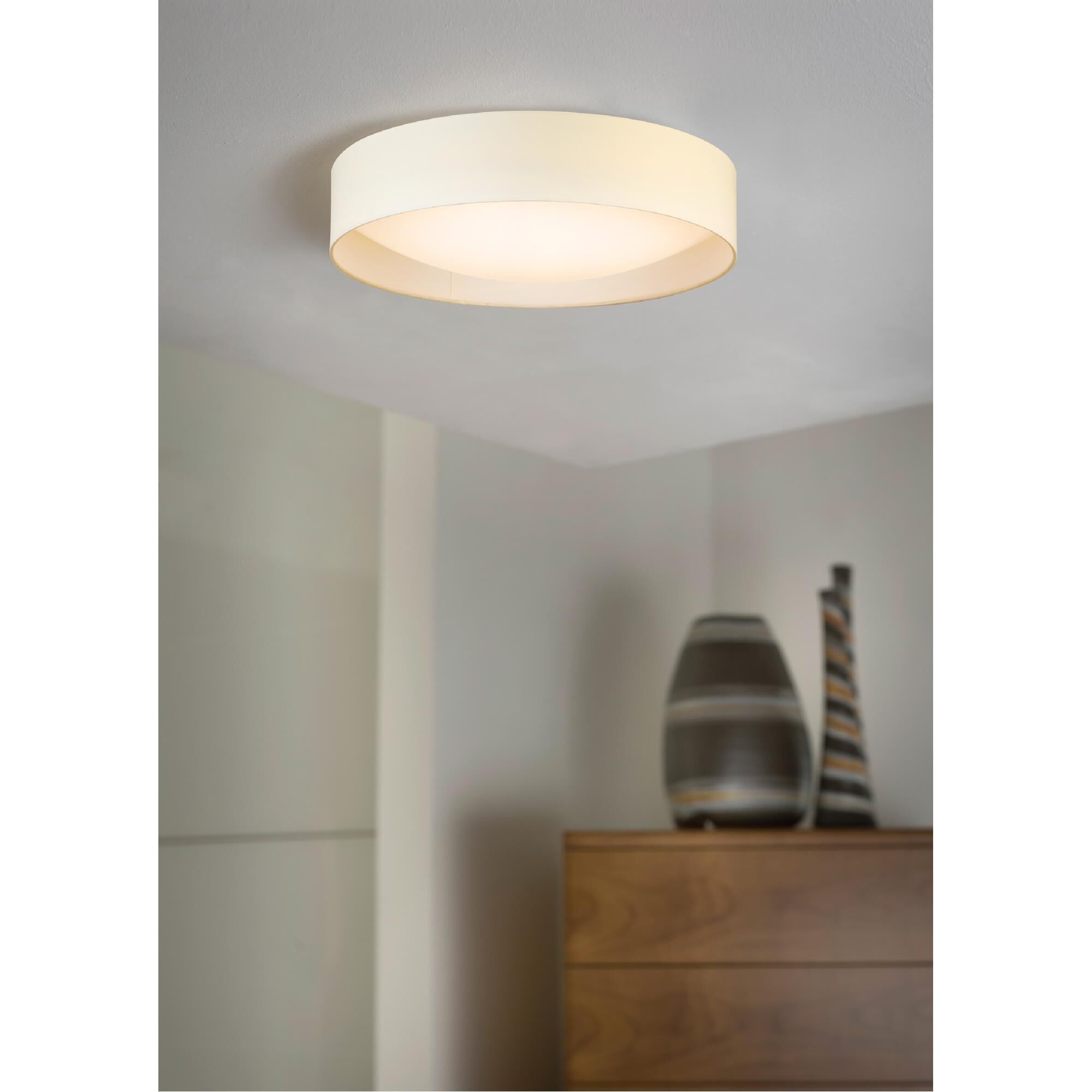Eglo Orme 19 Inch 1 Light LED Flush Mount by Eglo Lighting