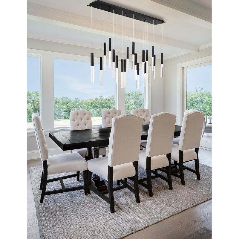 Benicio 42 Inch Linear Chandelier by Eurofase Lighting