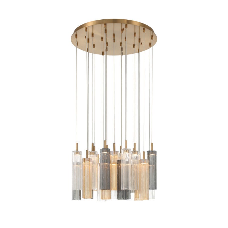 Addis 26 Inch Multi Light Pendant by Crystorama