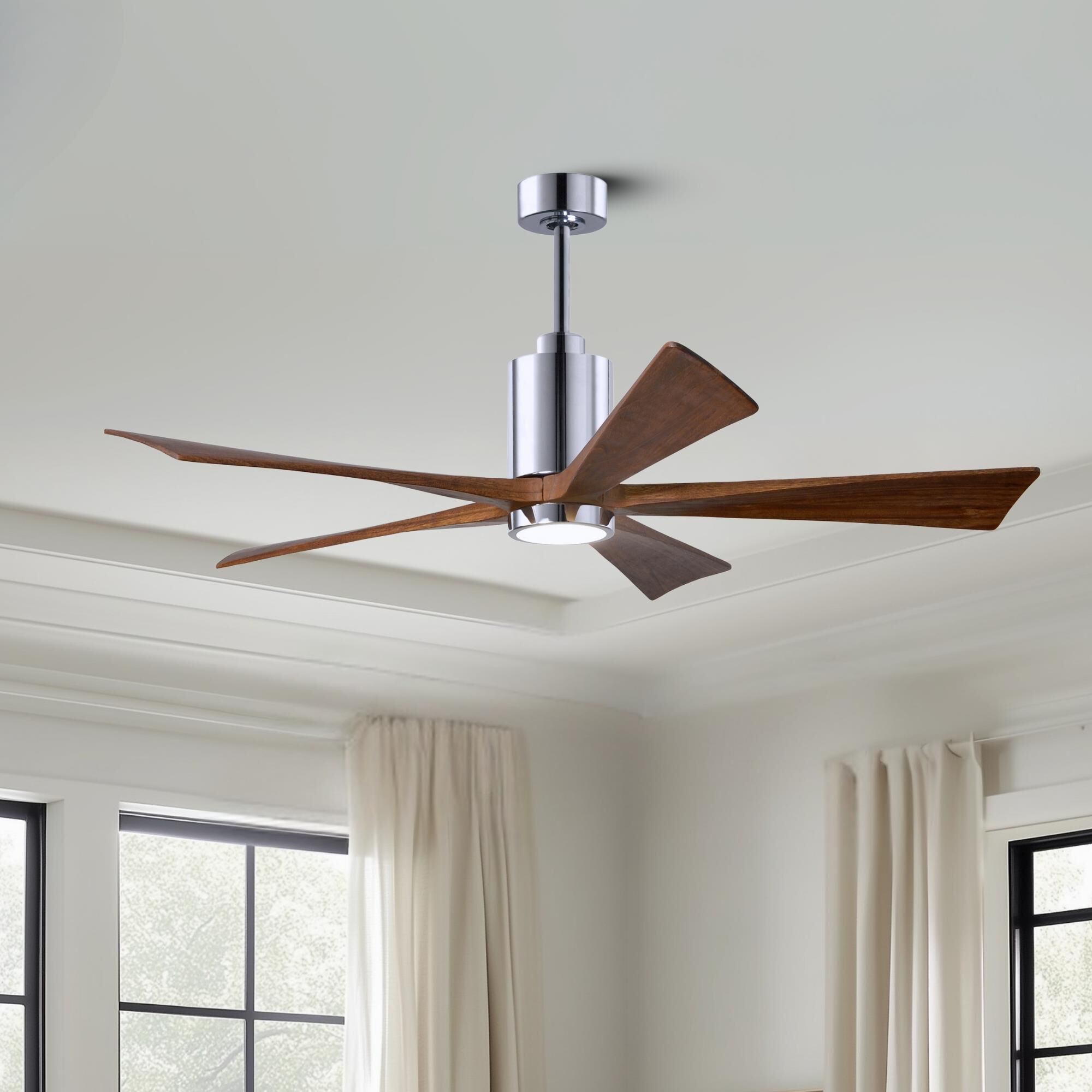 Patricia 60 Inch Ceiling Fan with Light Kit by Matthews Fan Company