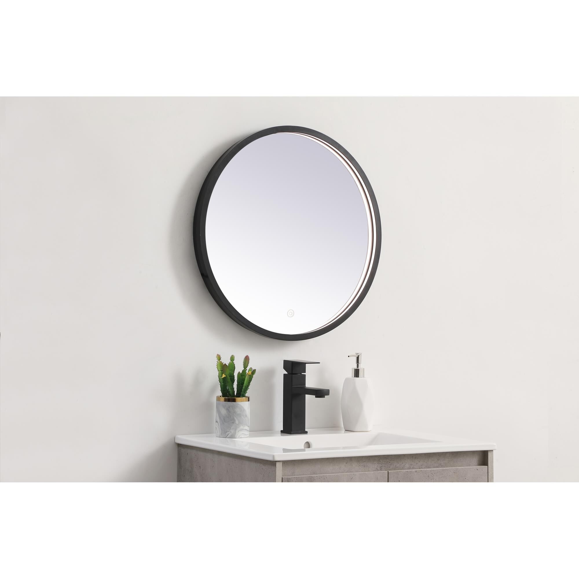 Pier LED Lighted Mirror by Elegant Decor