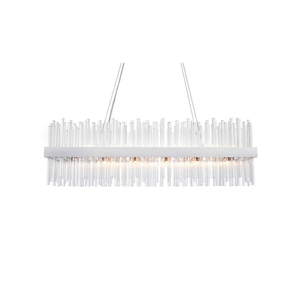 Dallas 42 Inch 24 Light Linear Suspension Light by Elegant Lighting