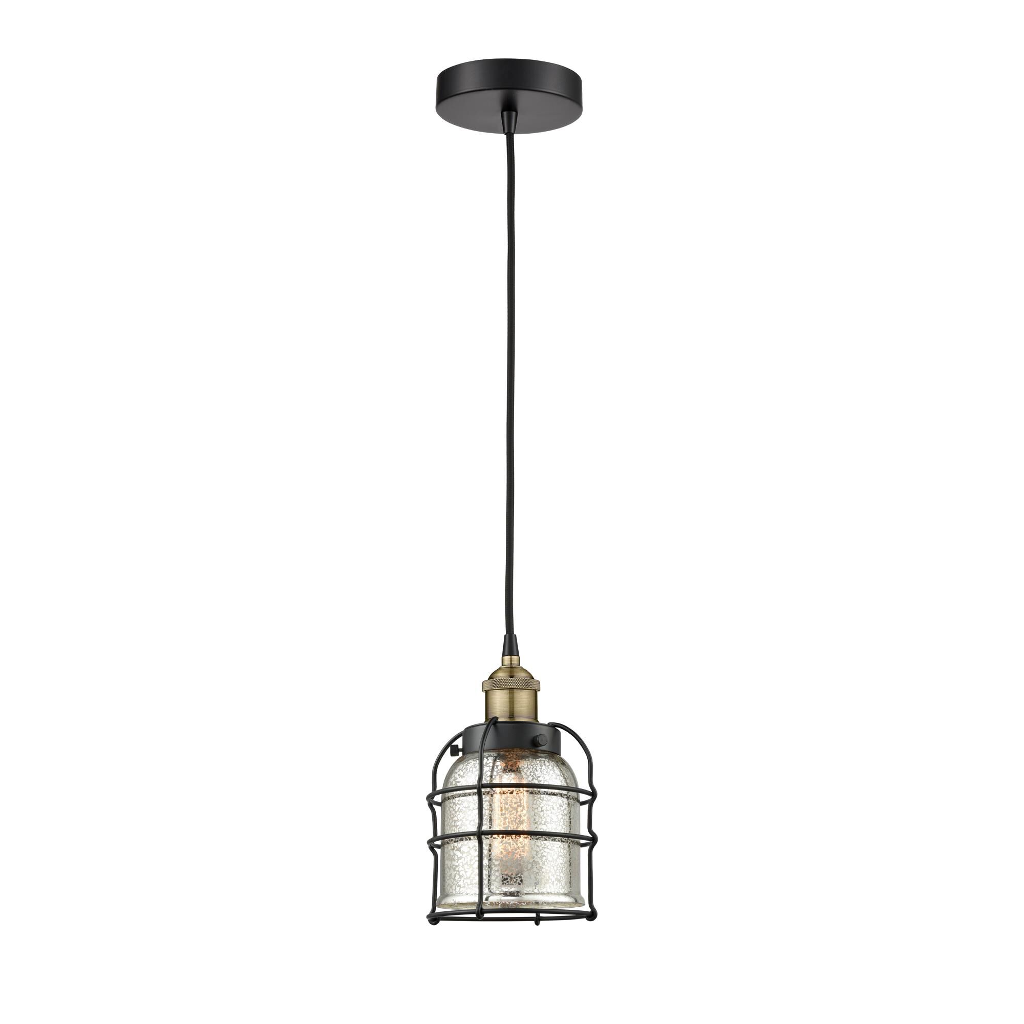 Bruno Marashlian Bell Cage 6 Inch Mini Pendant by Innovations Lighting