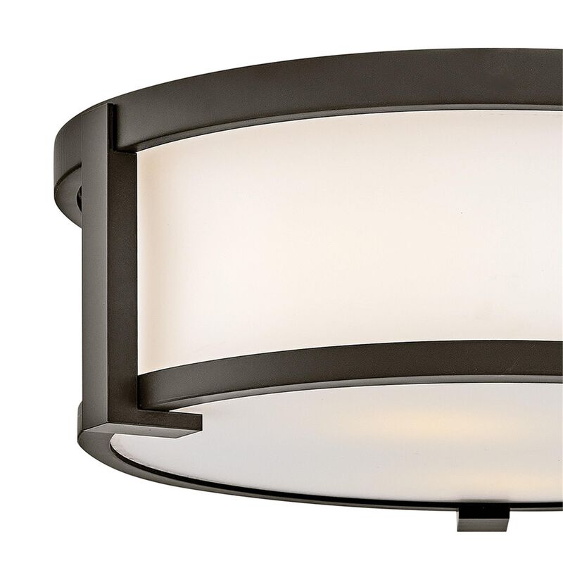 Lowell 13 Inch 2 Light Outdoor Flush Mount by Hinkley