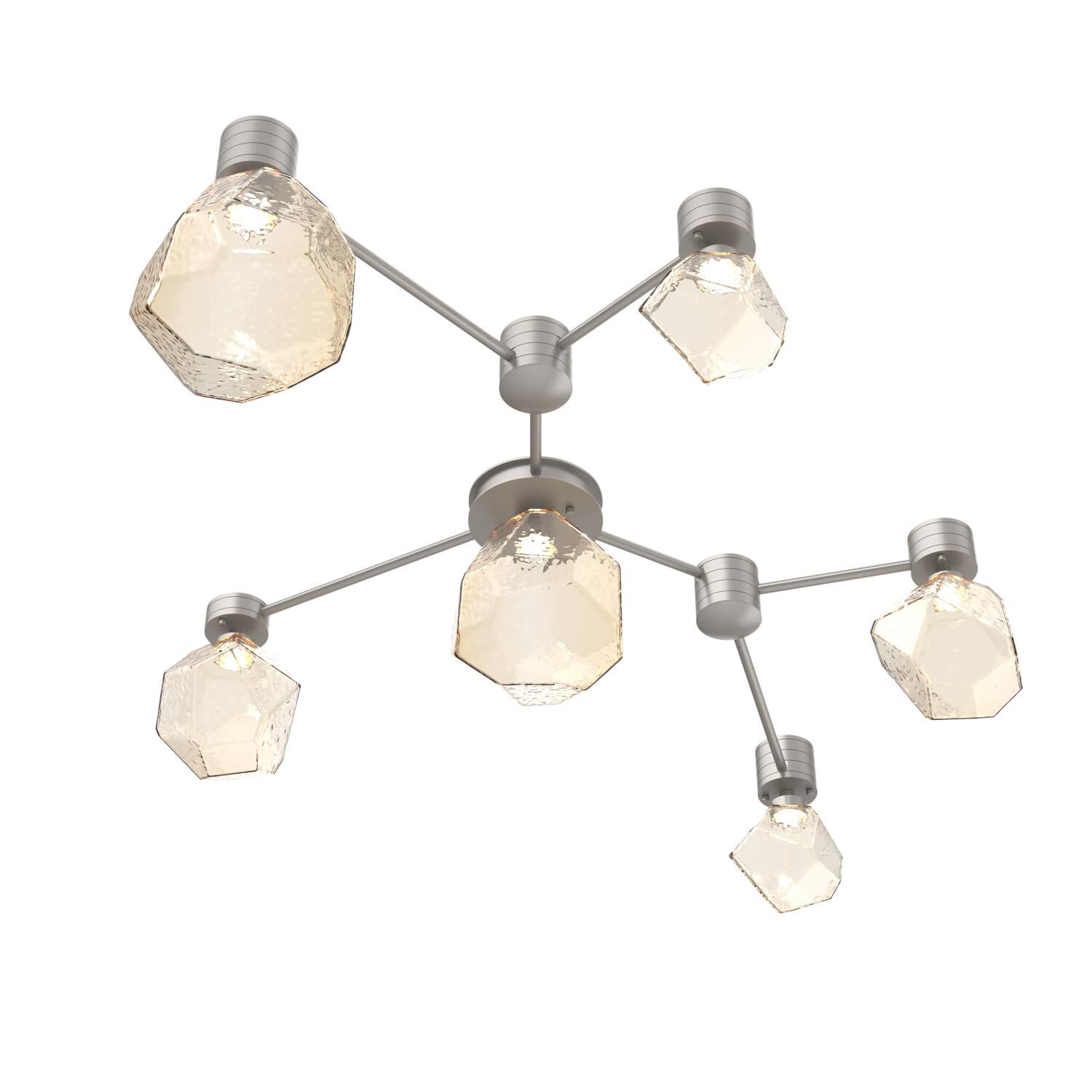 Levi Wilson Gem 38 Inch Semi Flush Mount by Hammerton Studio