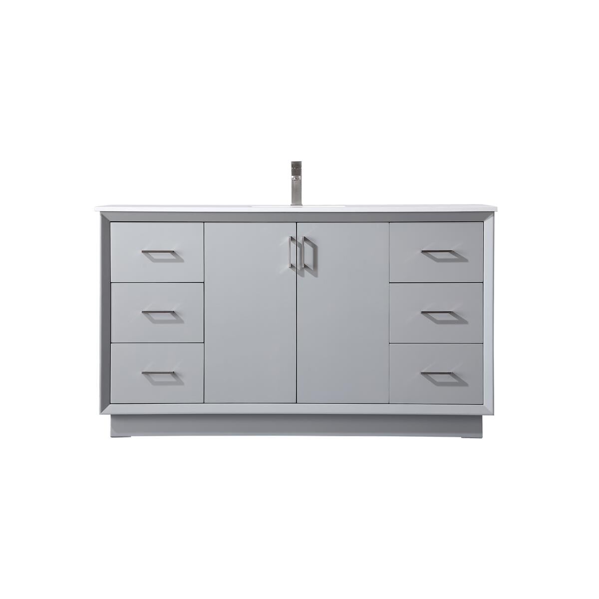 Shown in Grey finish