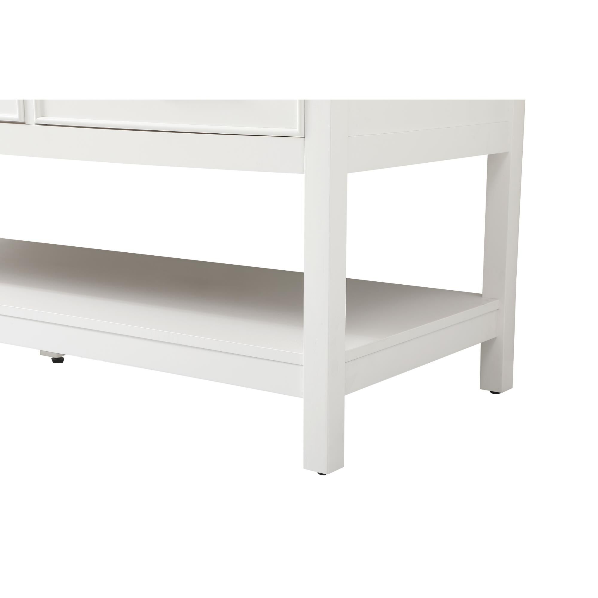 Shown in White finish