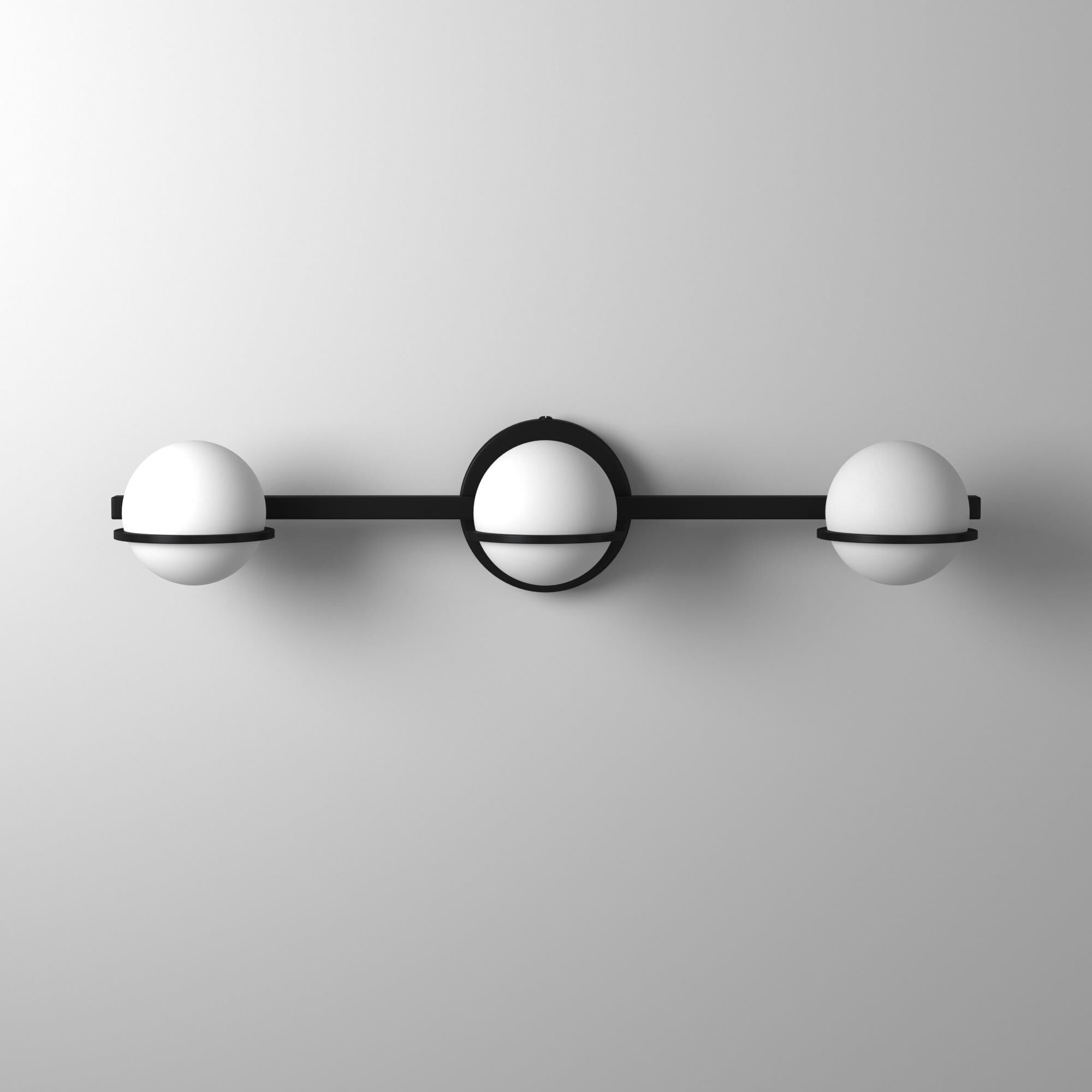 Shown in Matte Black finish and White accent