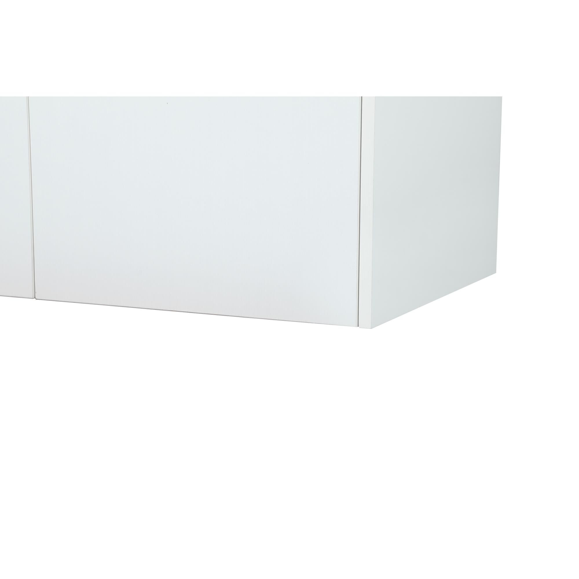 Shown in White finish