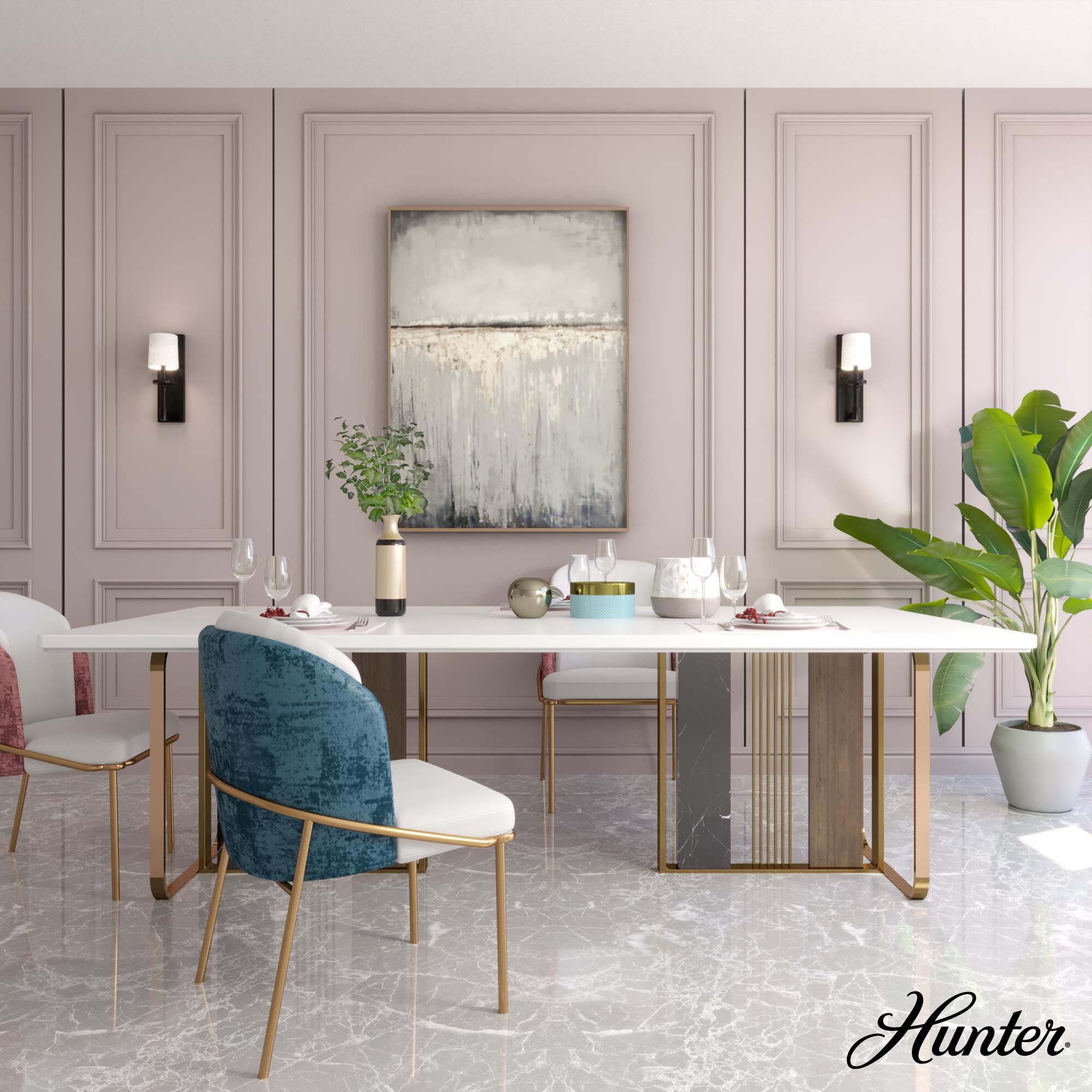 Hunter Fan Briargrove 14 Inch Wall Sconce