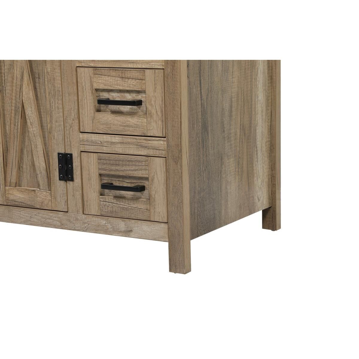 Shown in Natural Oak finish and Without Backsplash accent