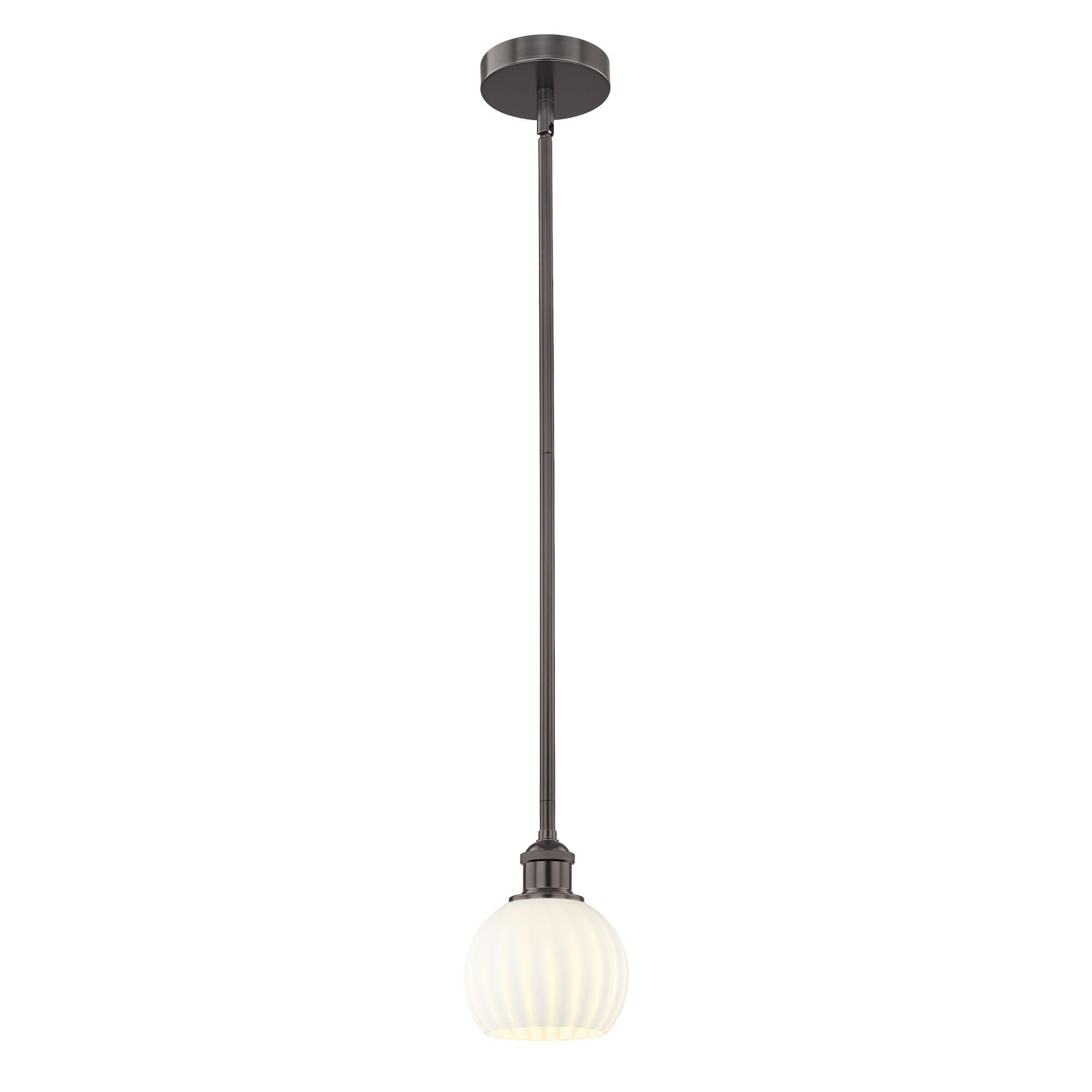 Bruno Marashlian White Venetian 6 Inch Mini Pendant by Innovations Lighting