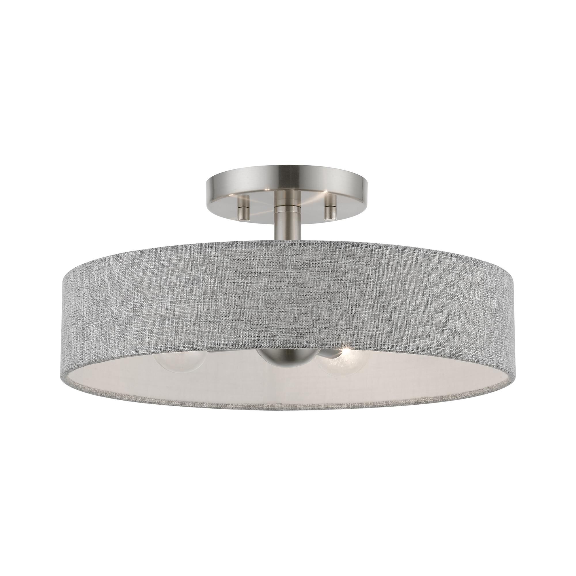 Elmhurst 14 Inch 4 Light Semi Flush Mount by Livex Lighting