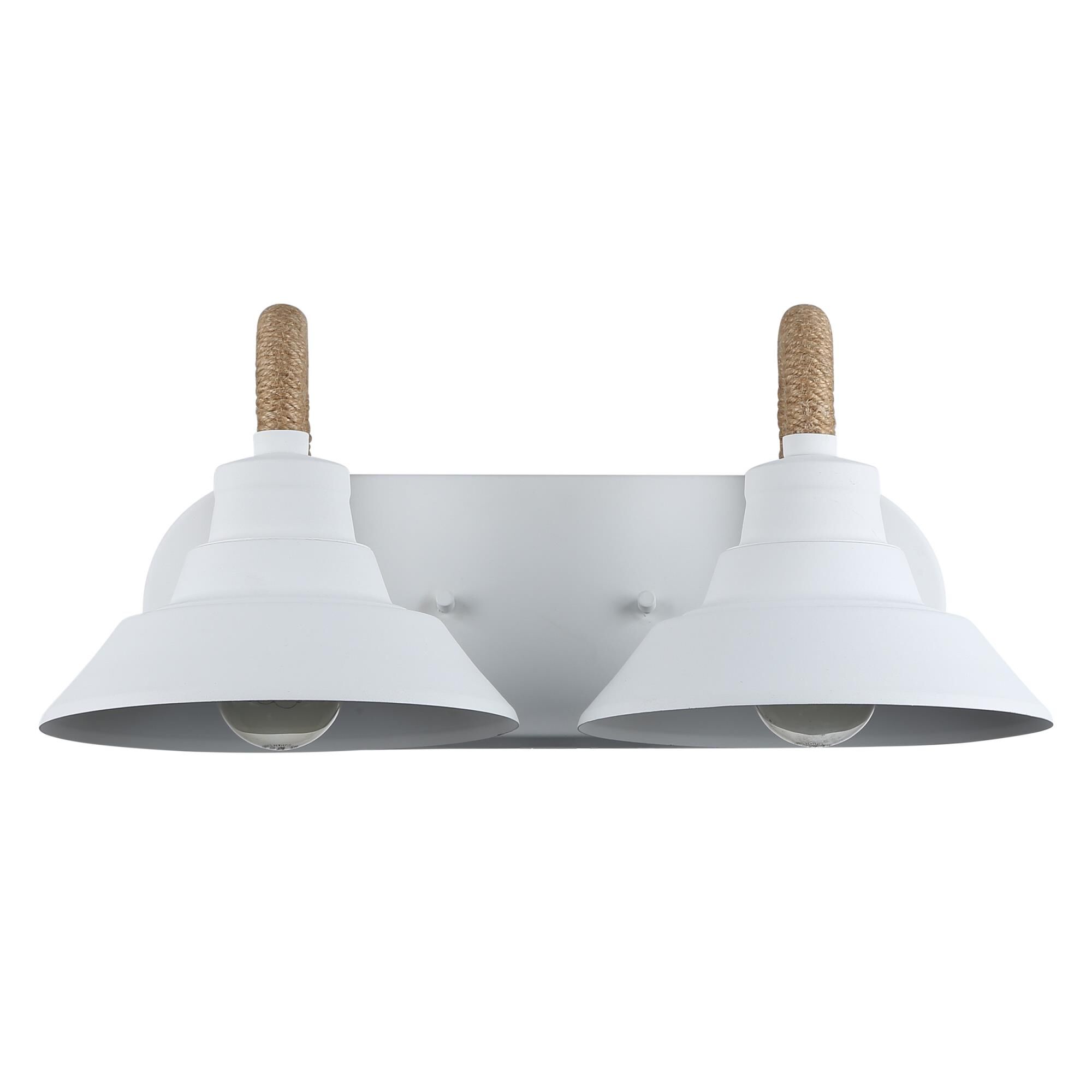 Shown in Natural White finish and Natural White shade