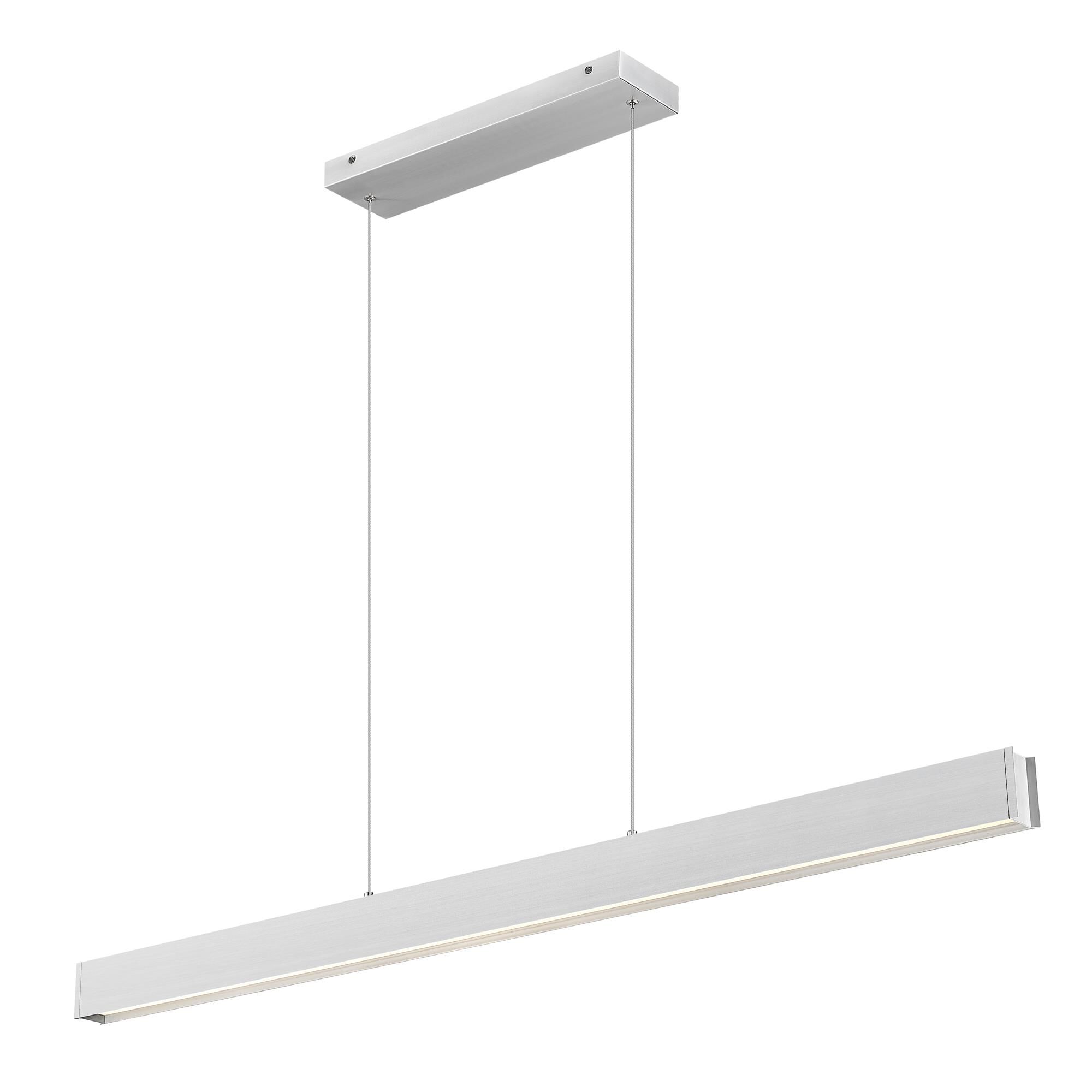 Shown in Brushed Nickel finish and Frosted glass and Frosted shade